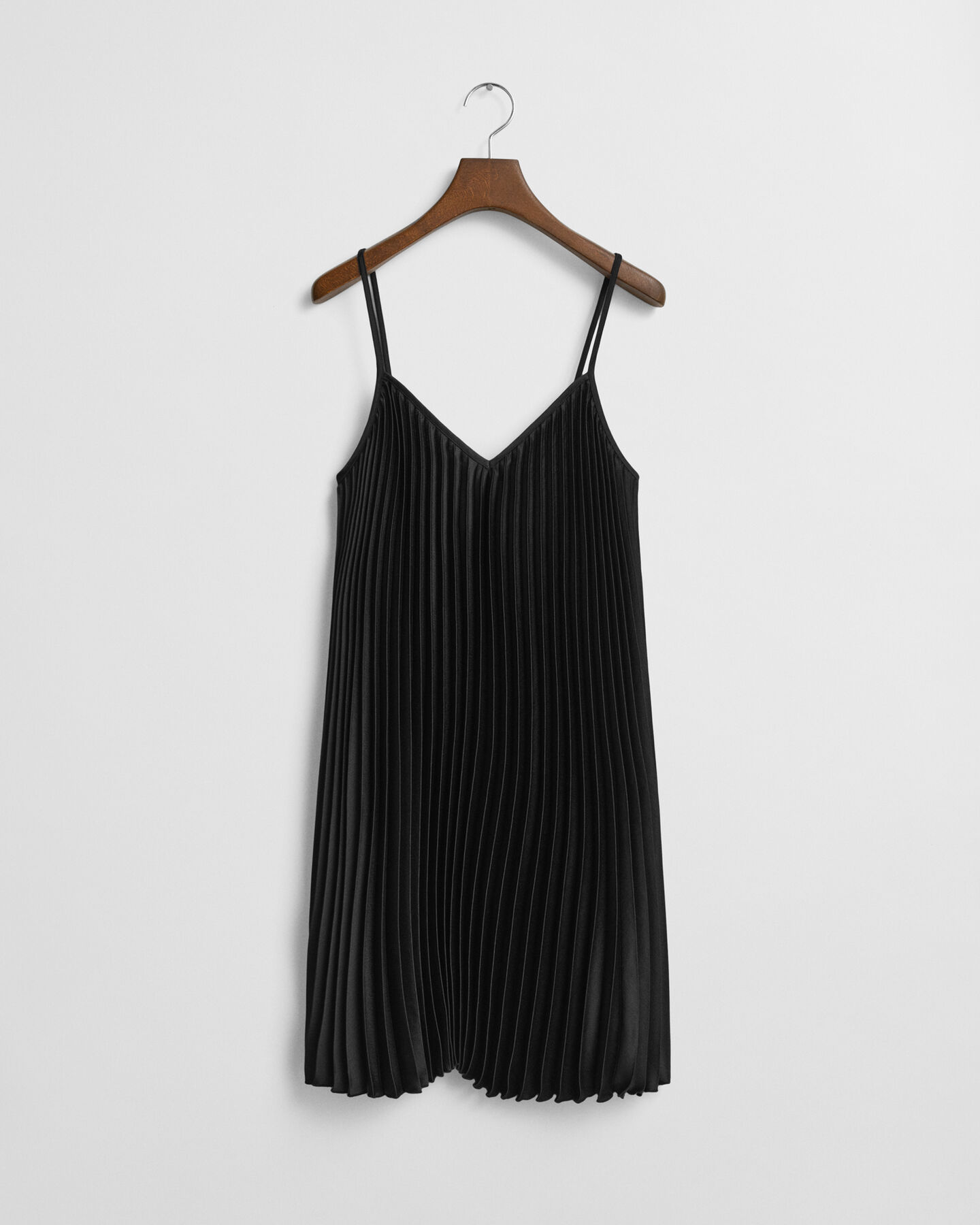 Plissiertes Sateen Minitr&auml;gerkleid