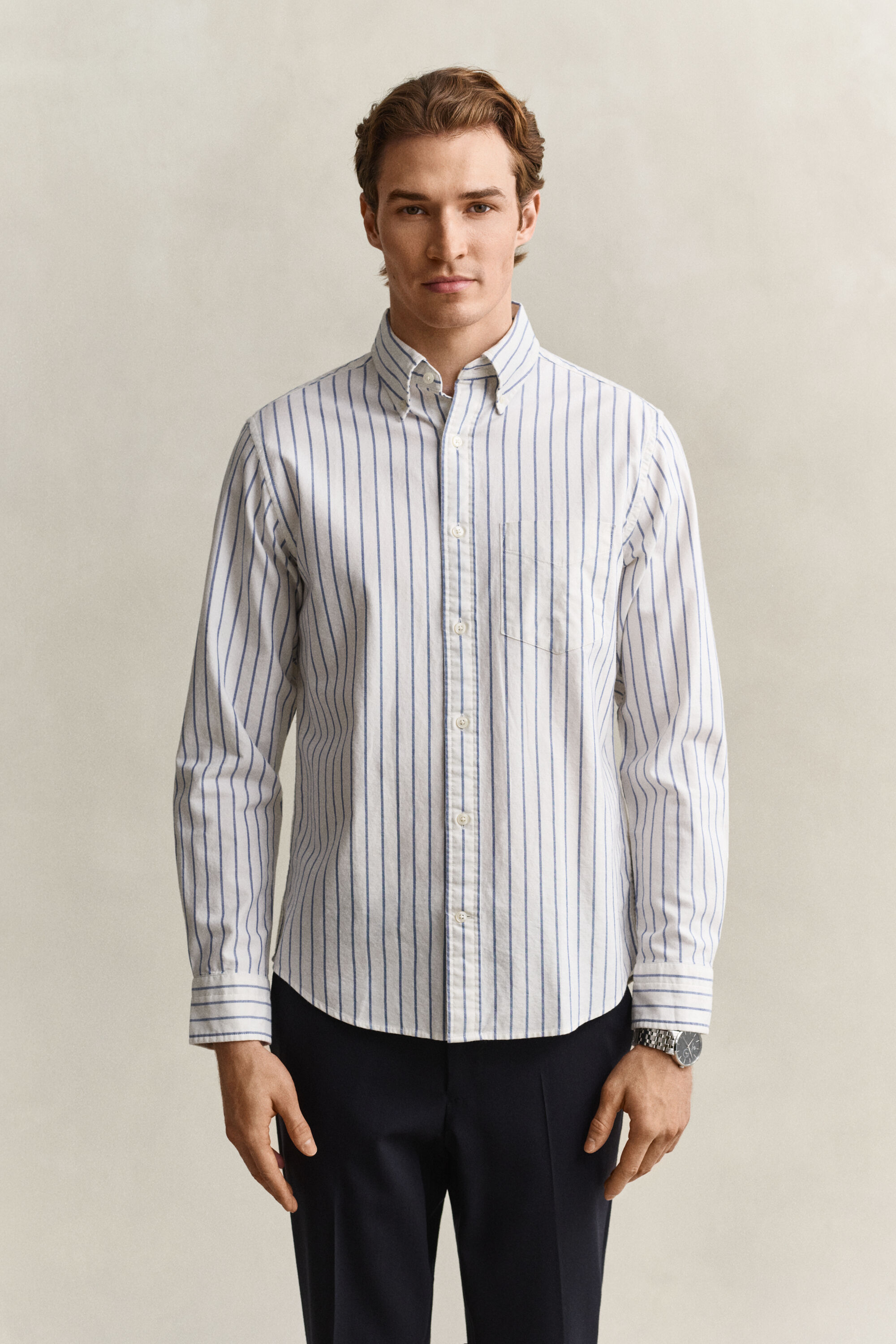 Classic Oxford-Hemd mit Streifen