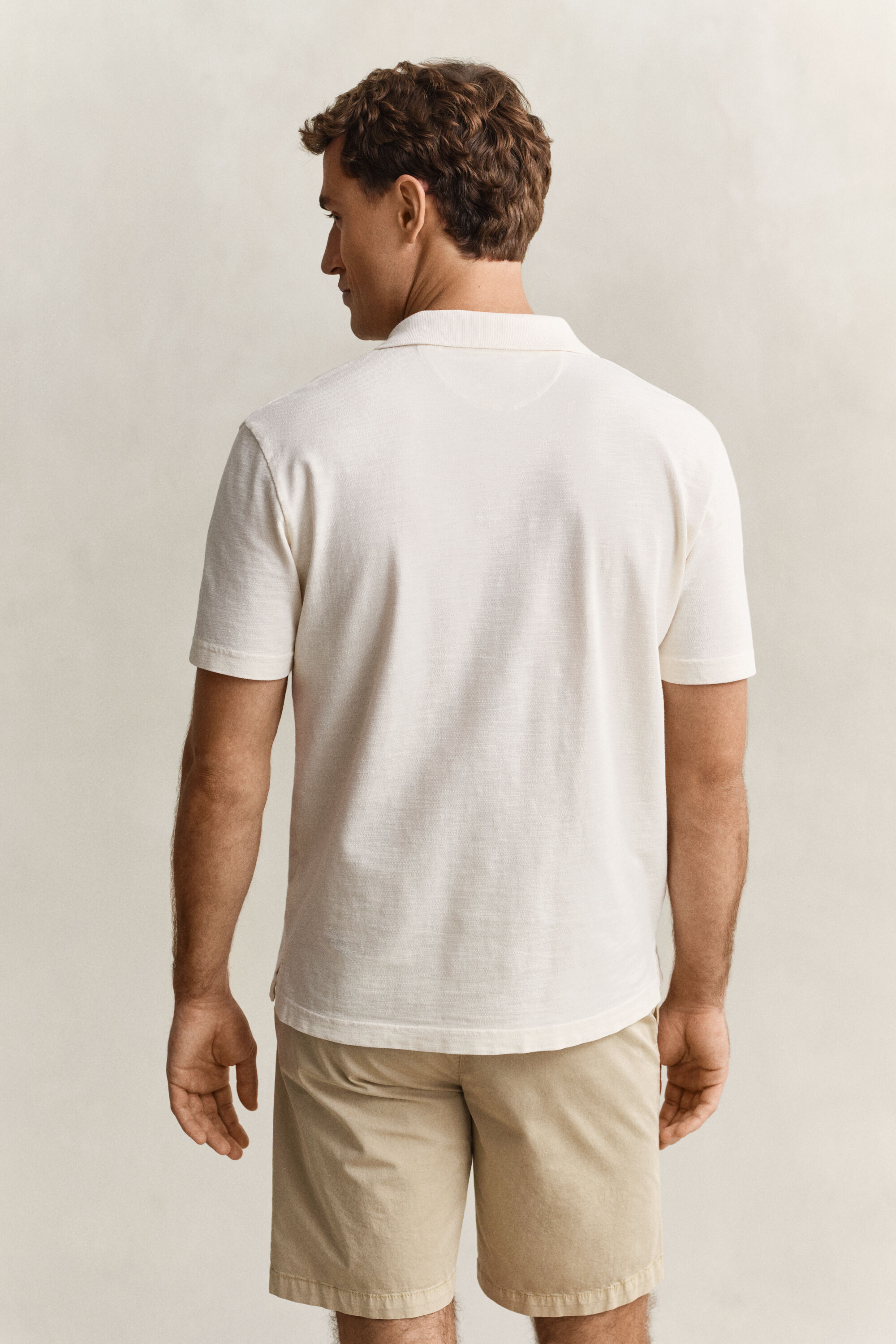 Gewaschenes Poloshirt