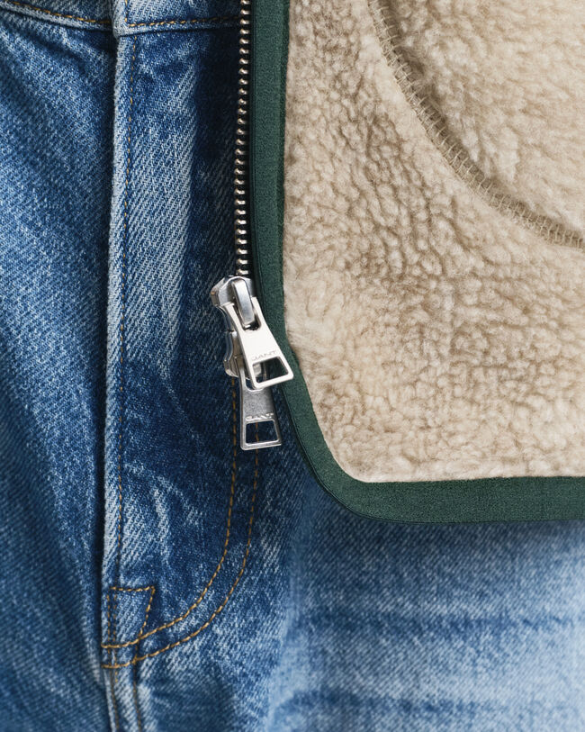 Fleecejacke aus Wollmix