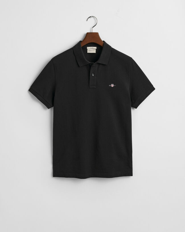 Slim Fit Archive Shield Piqu&eacute; Poloshirt