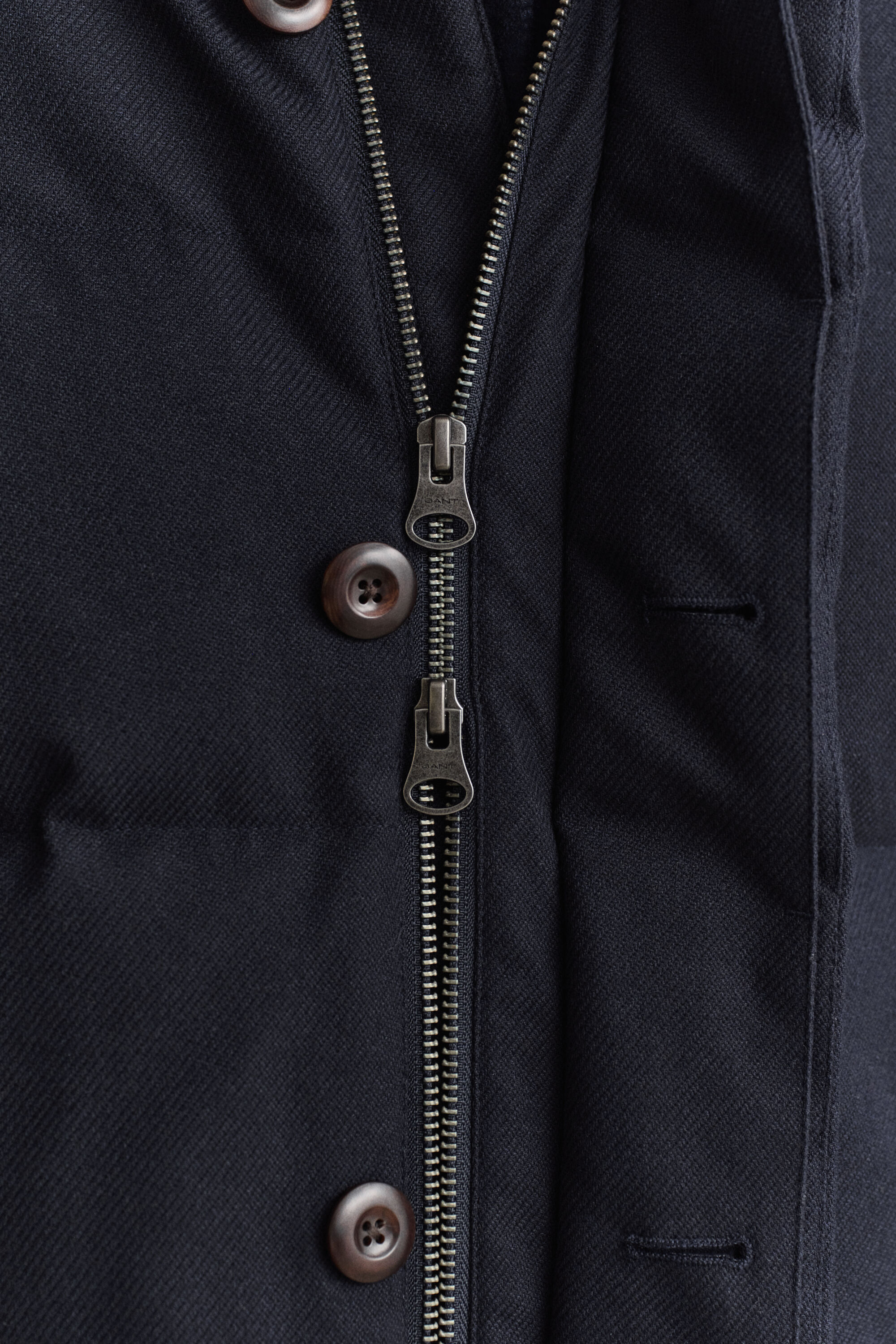 Mittellange Flanelldaunenjacke