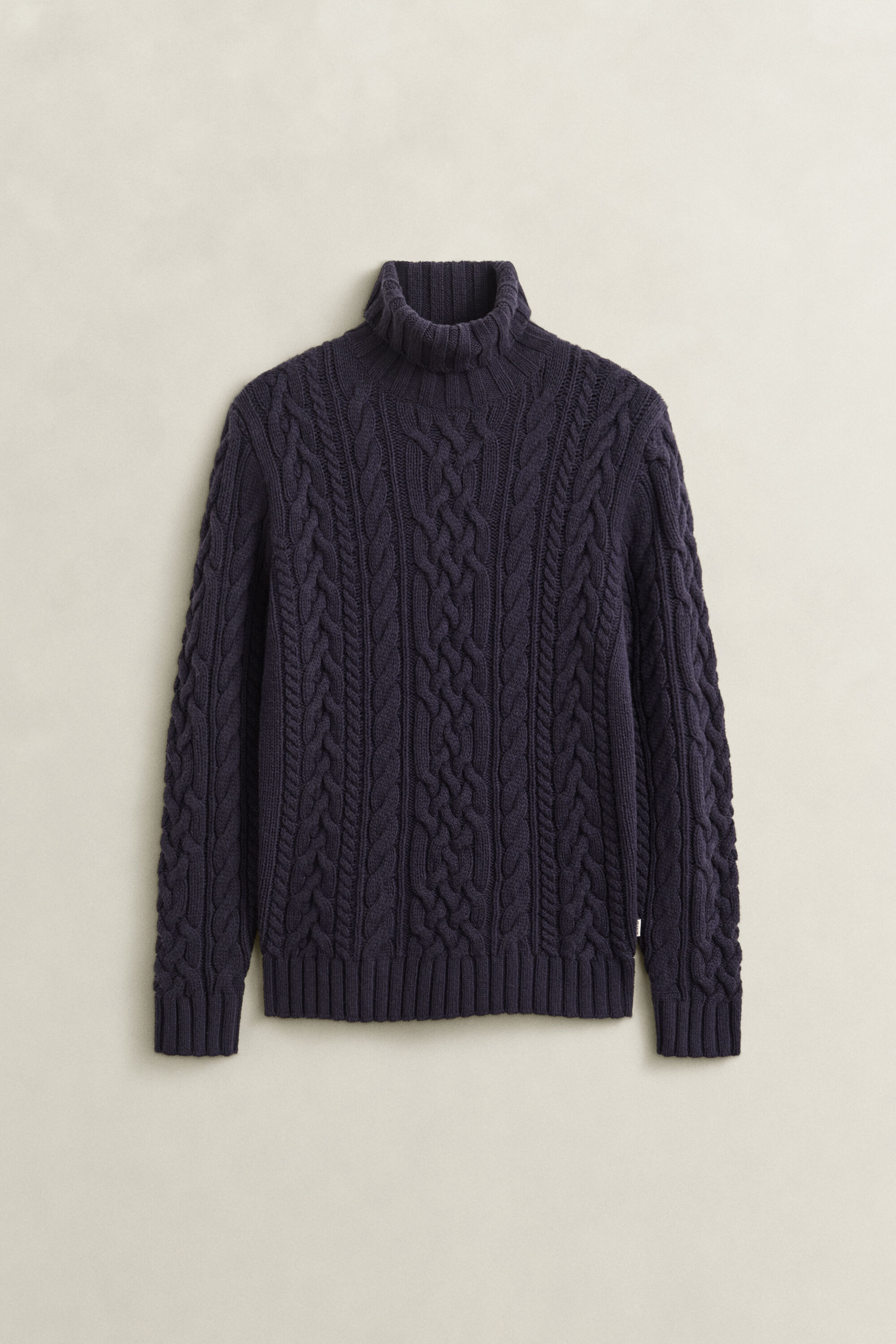 Rollkragenpullover aus Wollgemisch