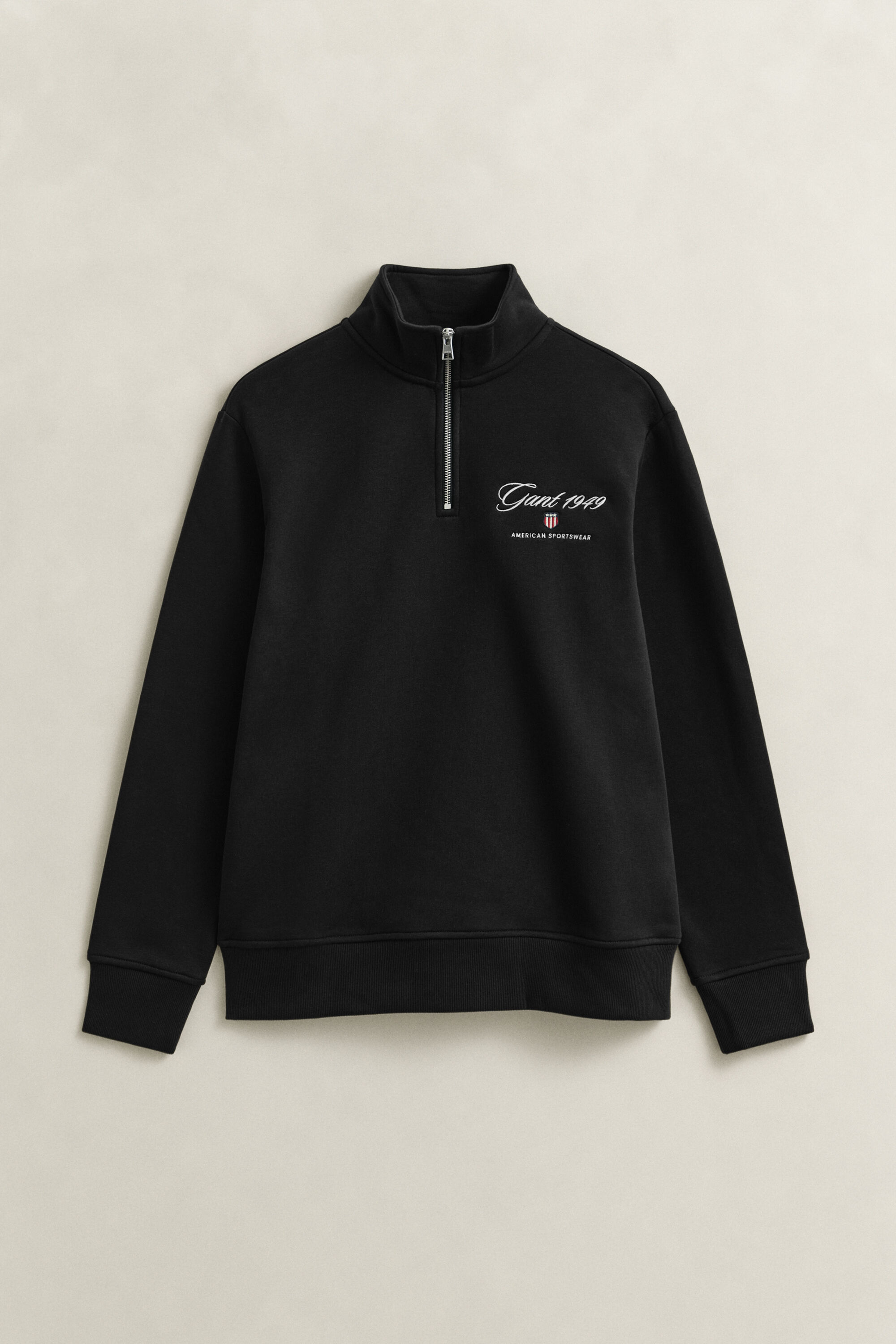 1949 Graphic Sweatshirt mit Reißverschlusskragen