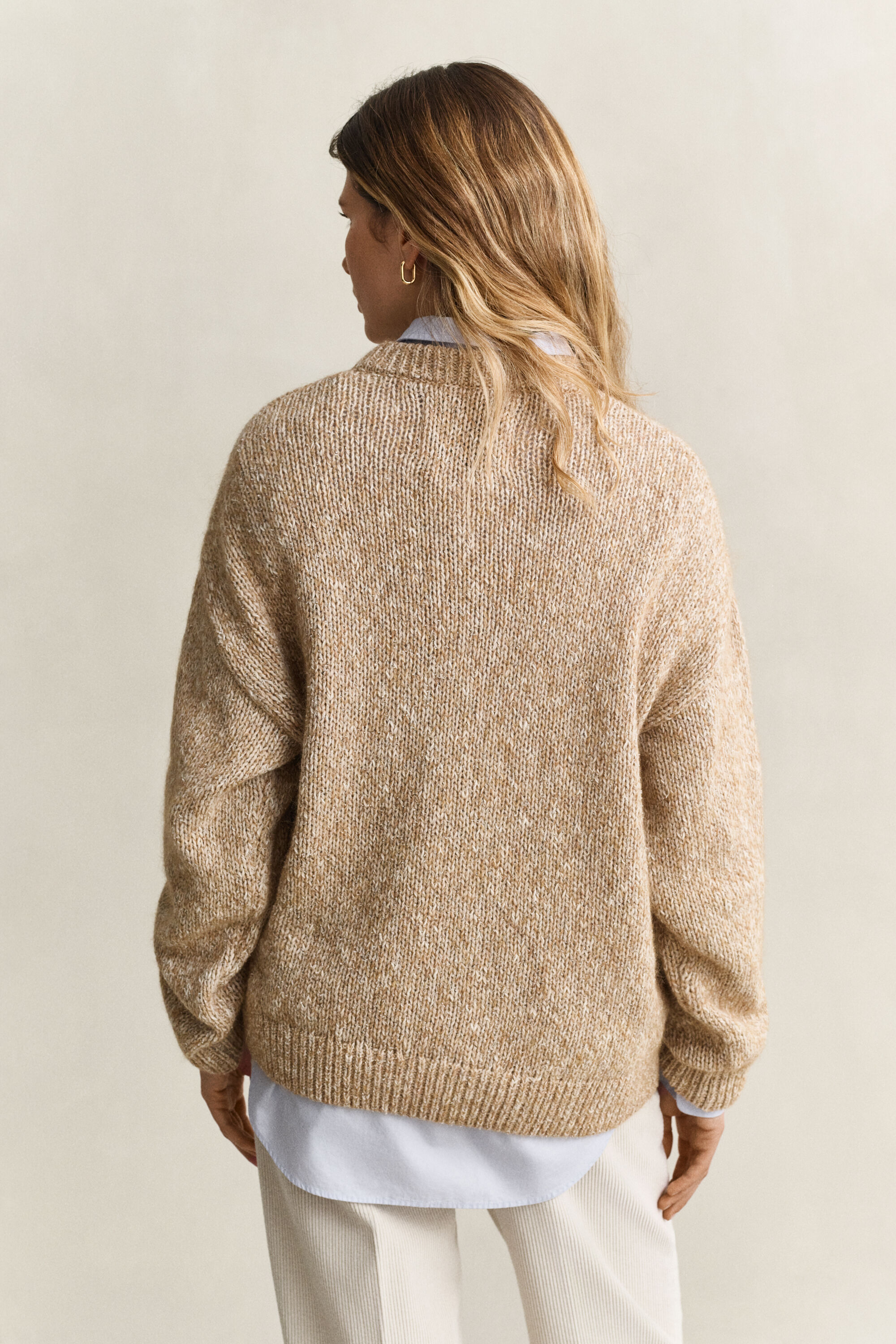 Pullover aus Mouliné-Wollmix
