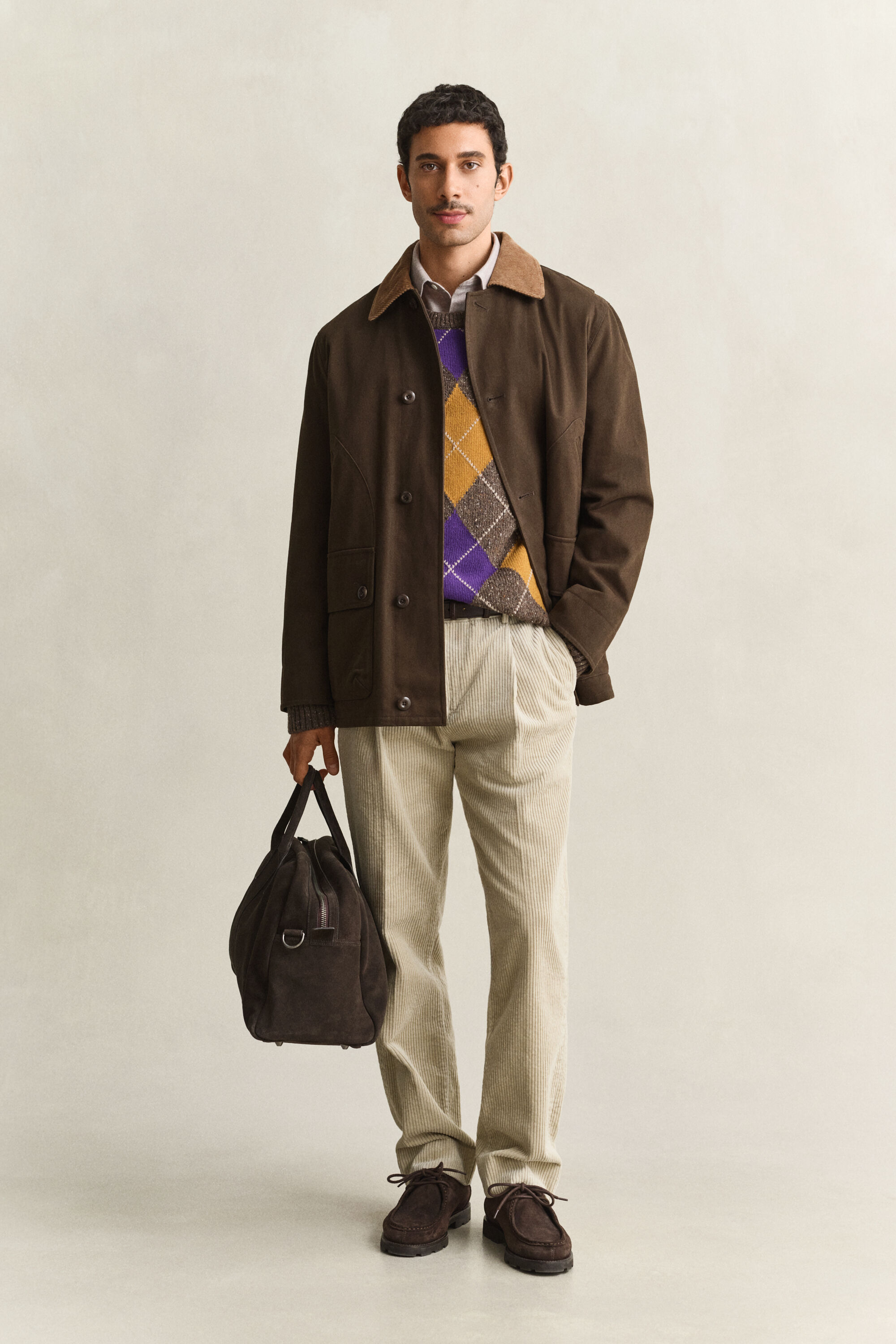 Decker-Jacke aus Moleskin