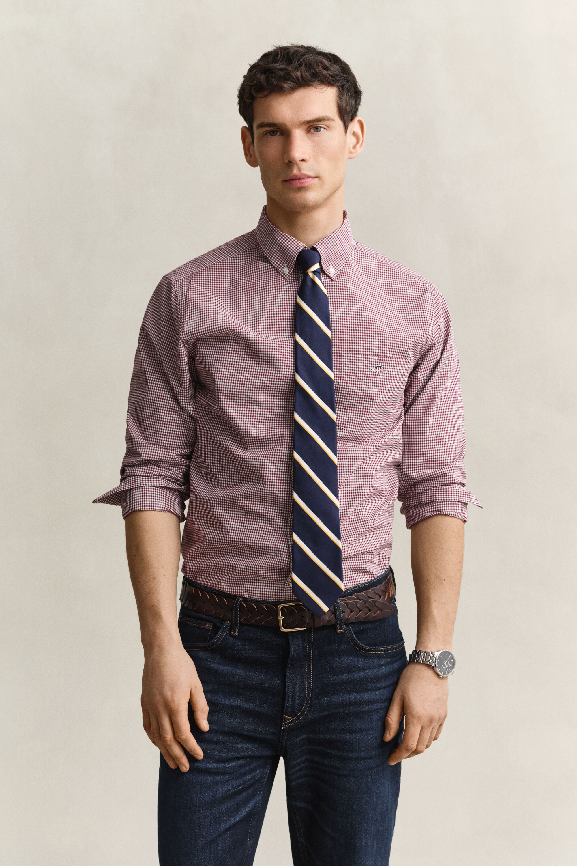 Gingham Classic Popeline Hemd
