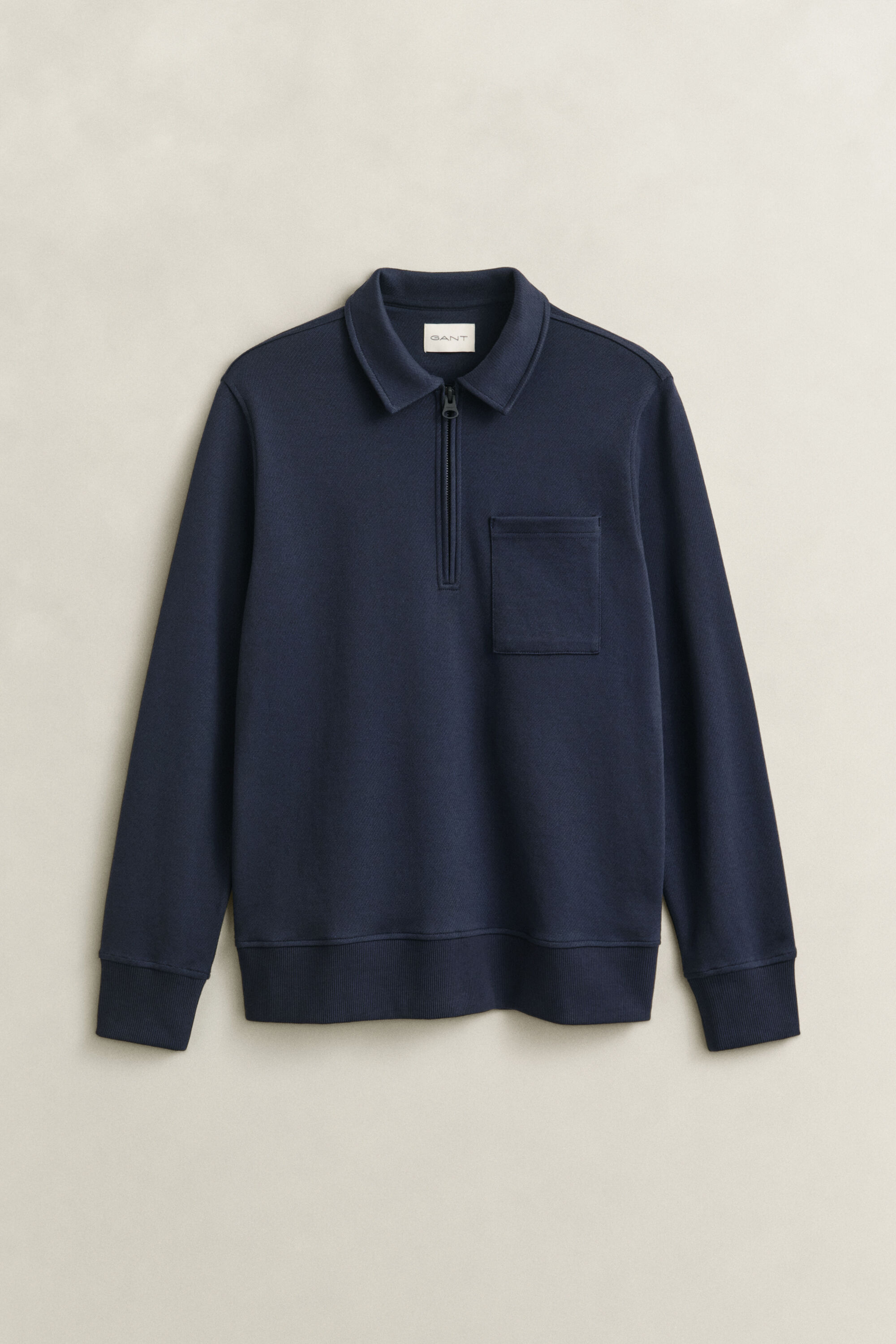 Sweatshirt mit halblangem Reißverschluss