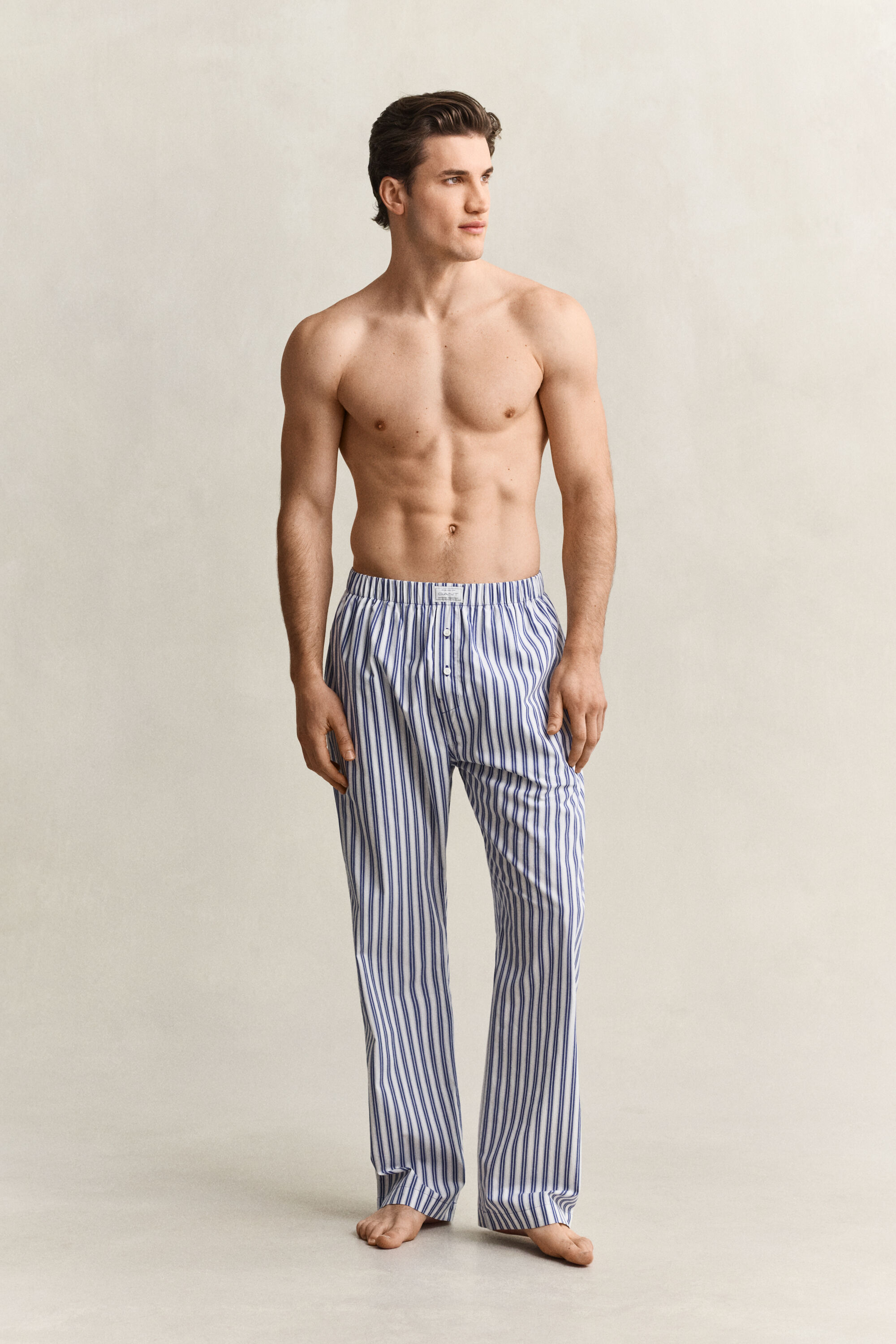 Gestreifte Pyjamahose