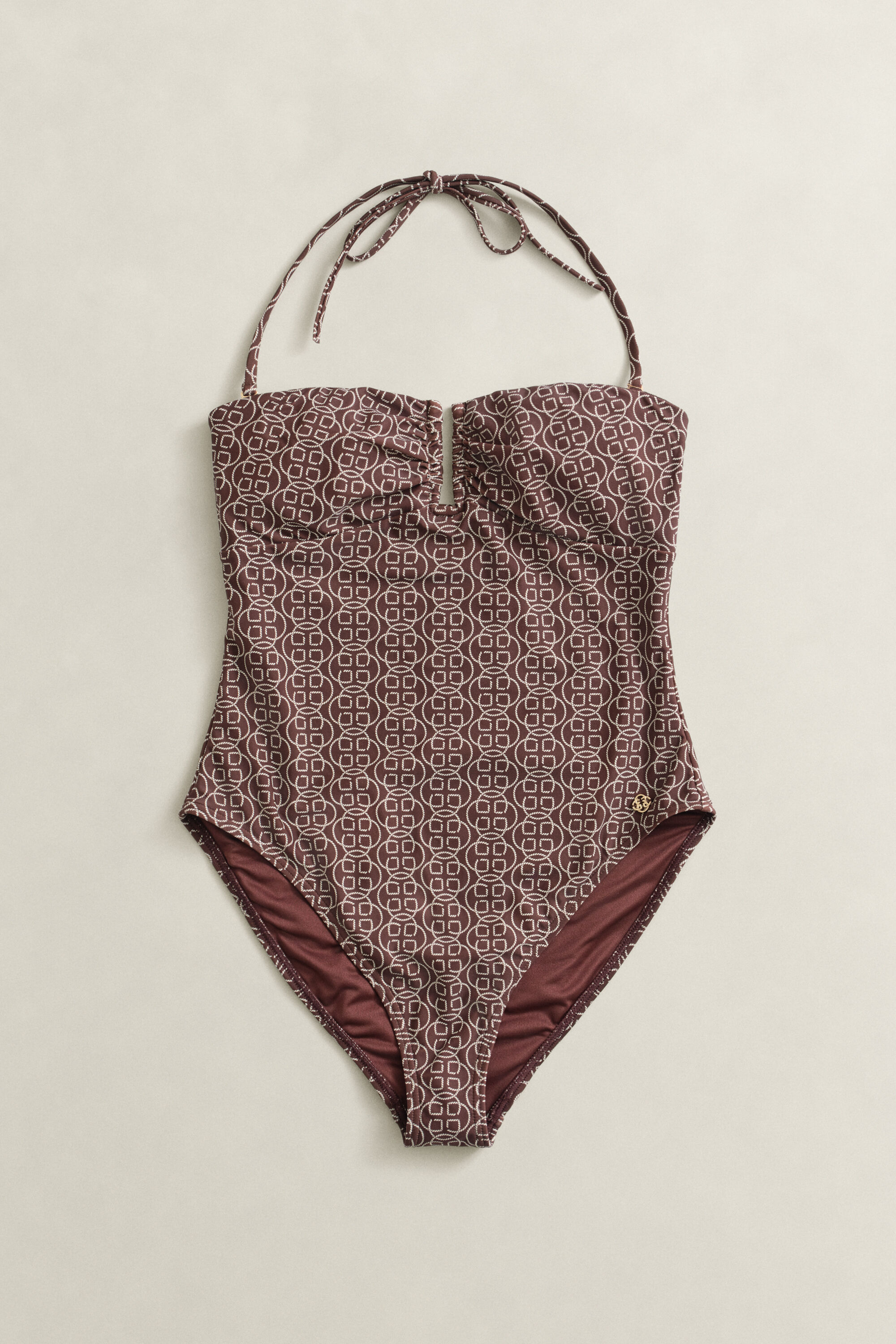 Gepolsterter Badeanzug mit Print