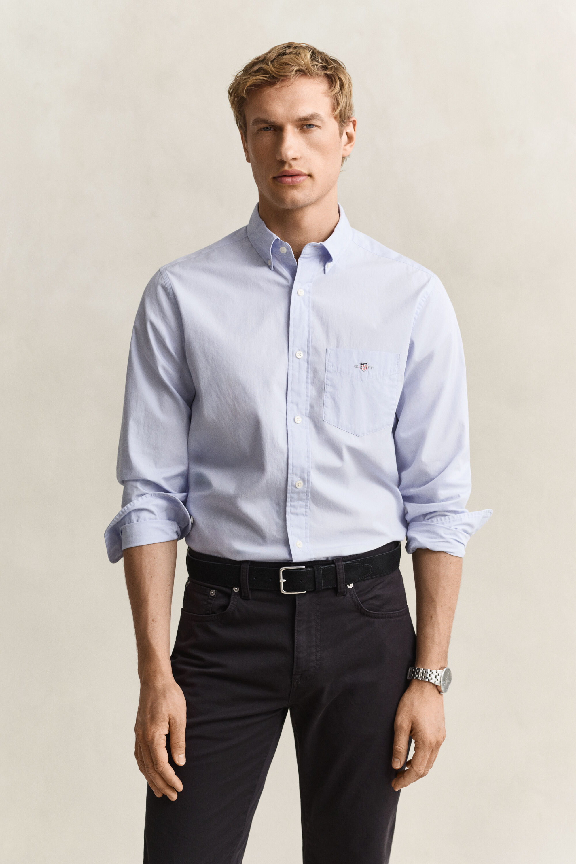 Classic Regular Fit Popeline Hemd