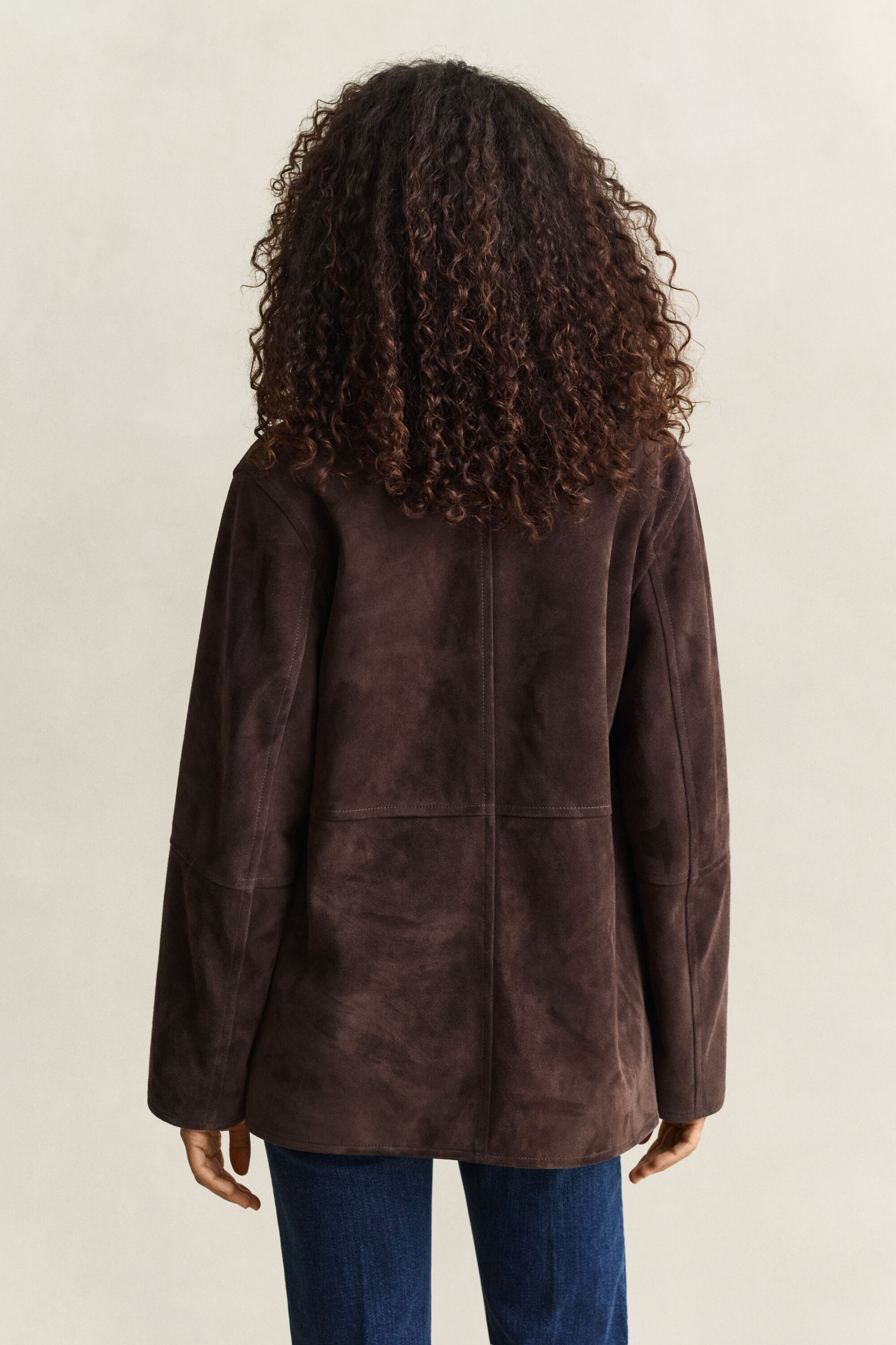 Jacke aus Veloursleder