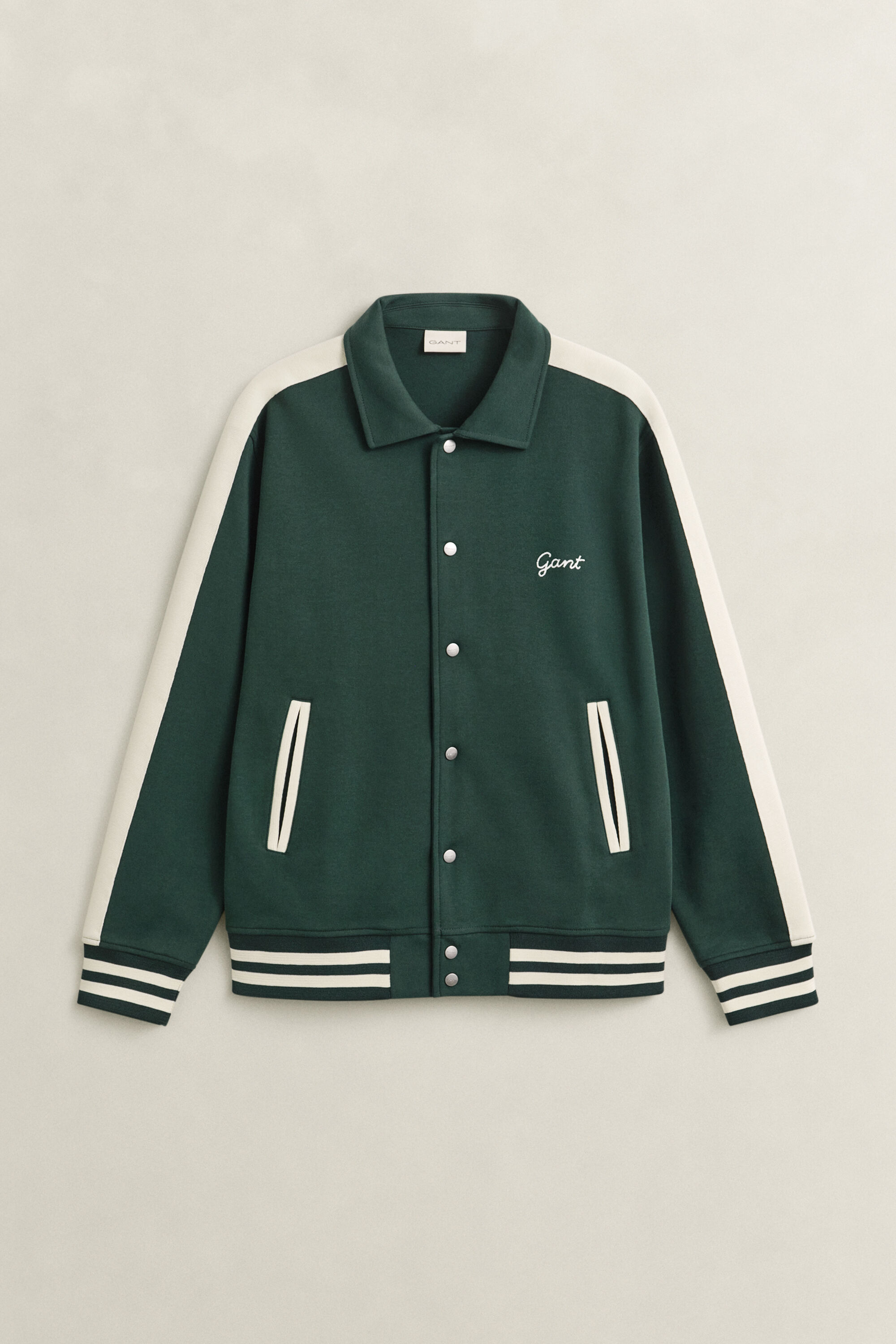 Interlock Jacke mit Knopfleiste
