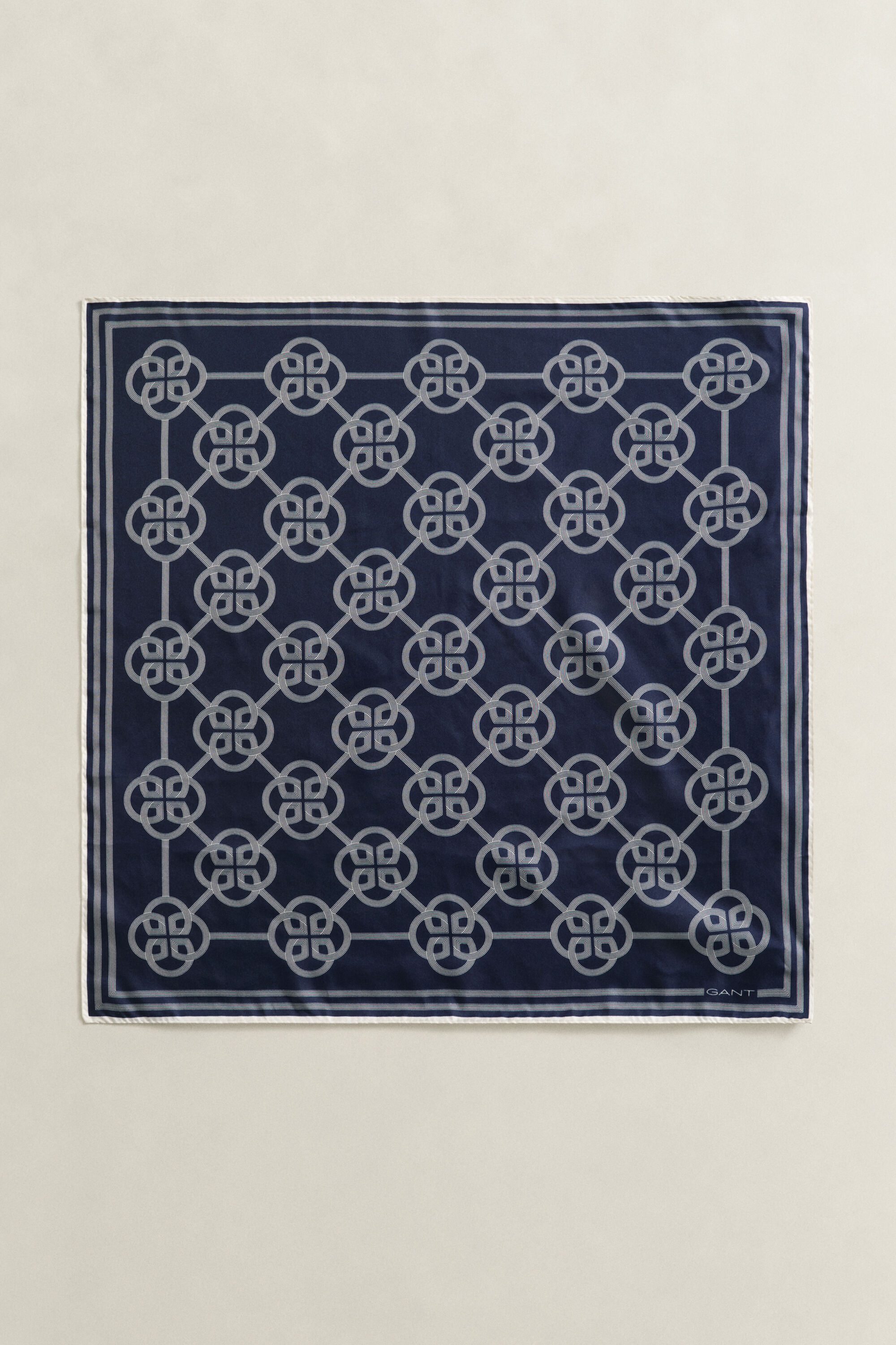 Monogram Seidentuch mit Print