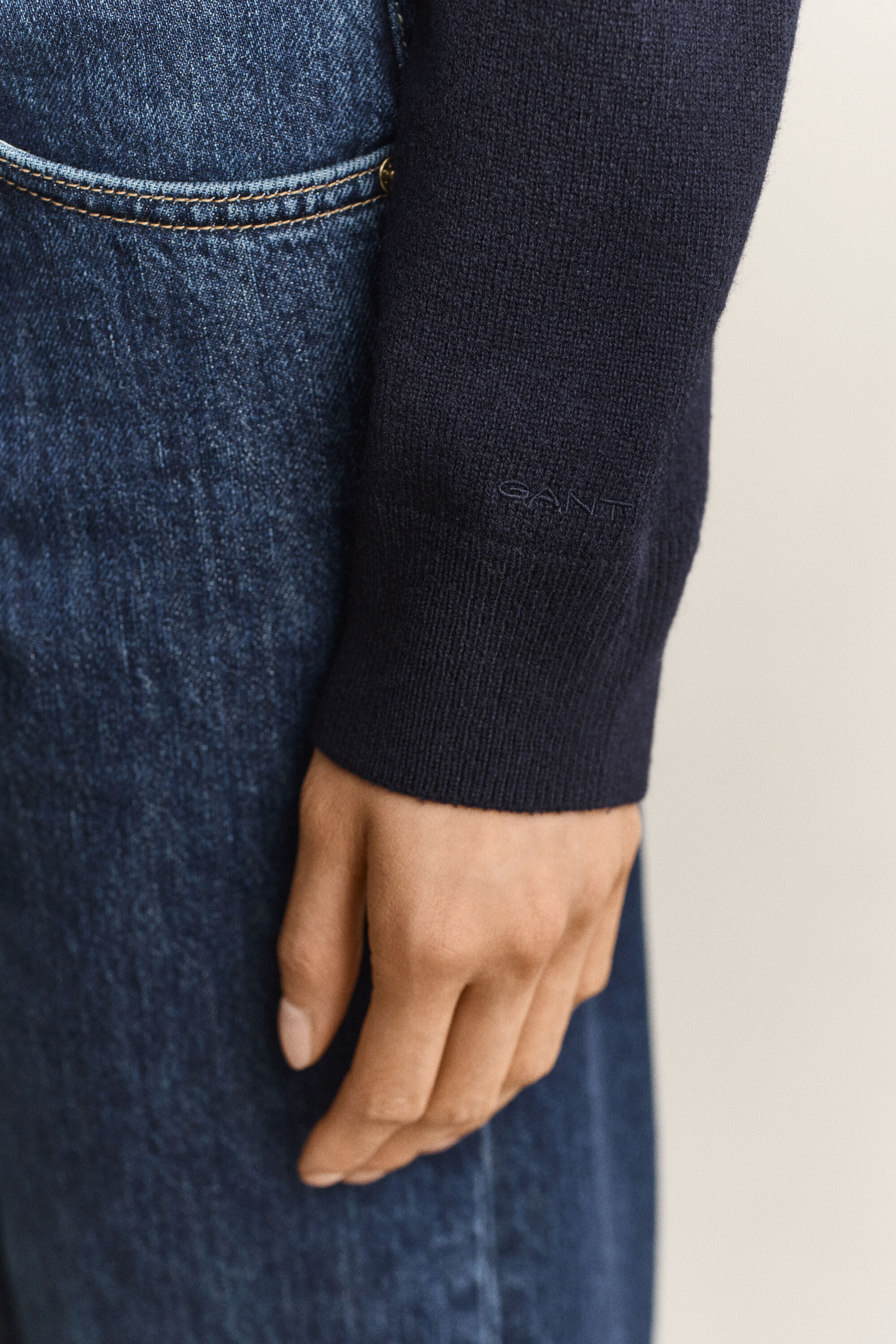Rugger-Pullover aus Lambswool