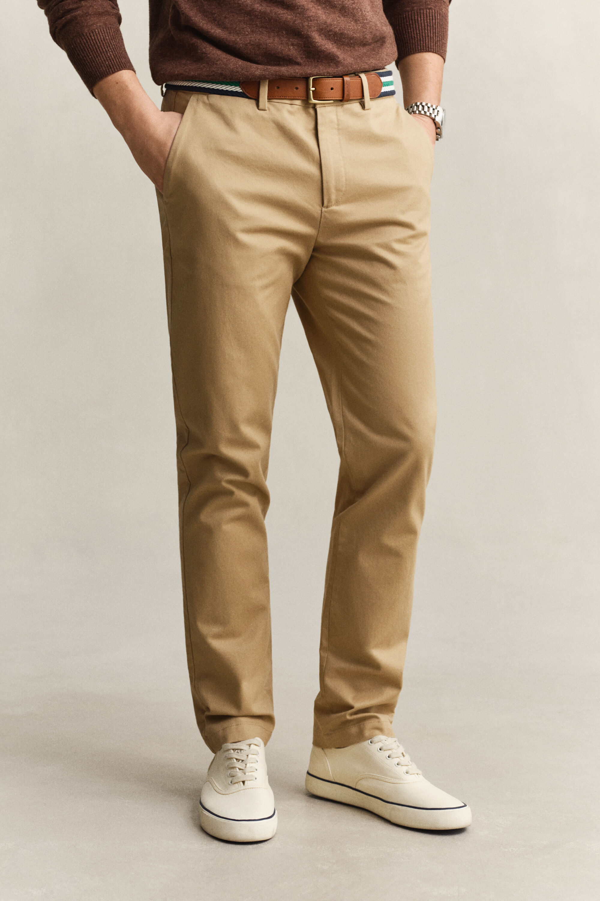 Slim Fit Smart Chinohose