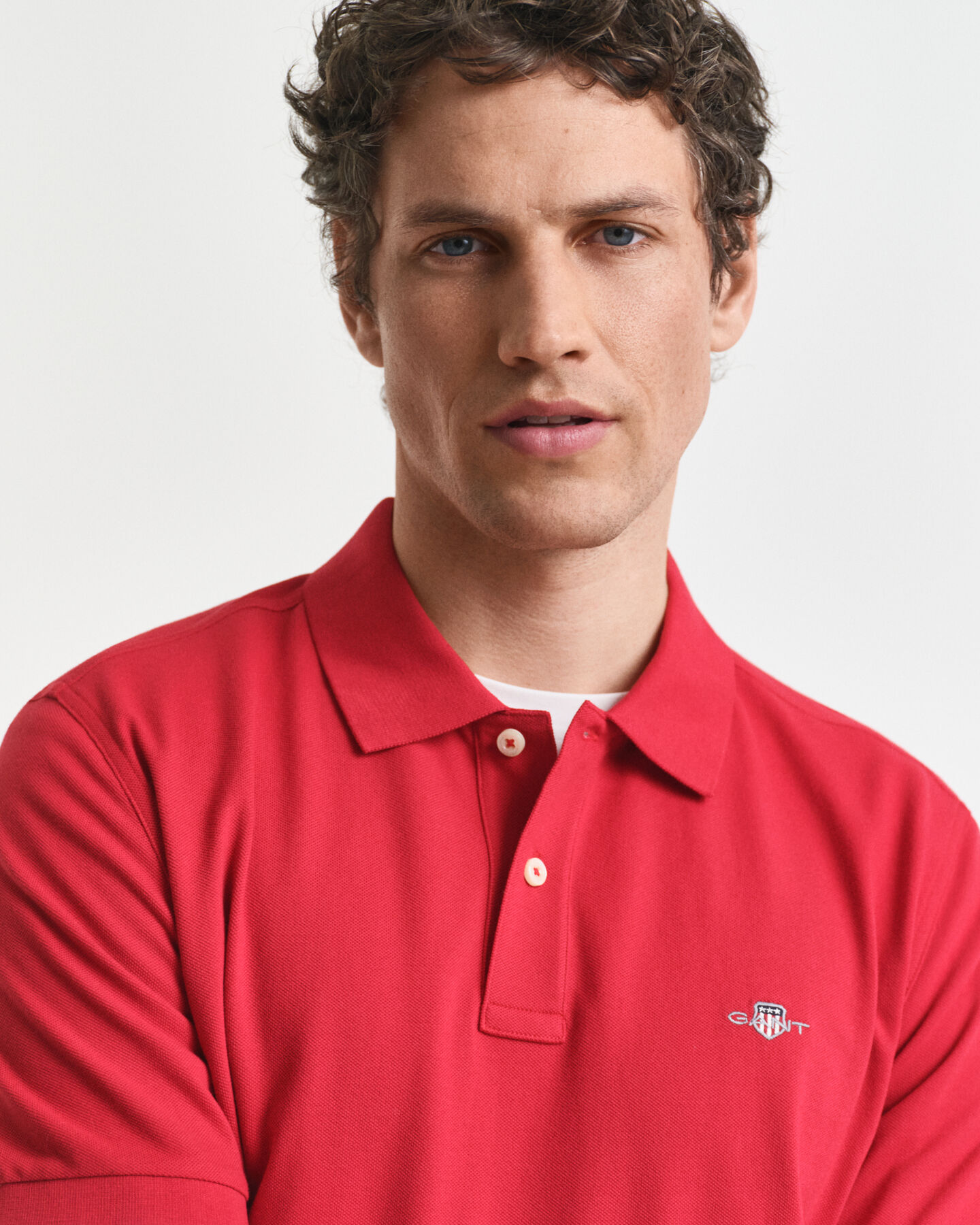 Regular Fit Shield Piqu&eacute; Poloshirt