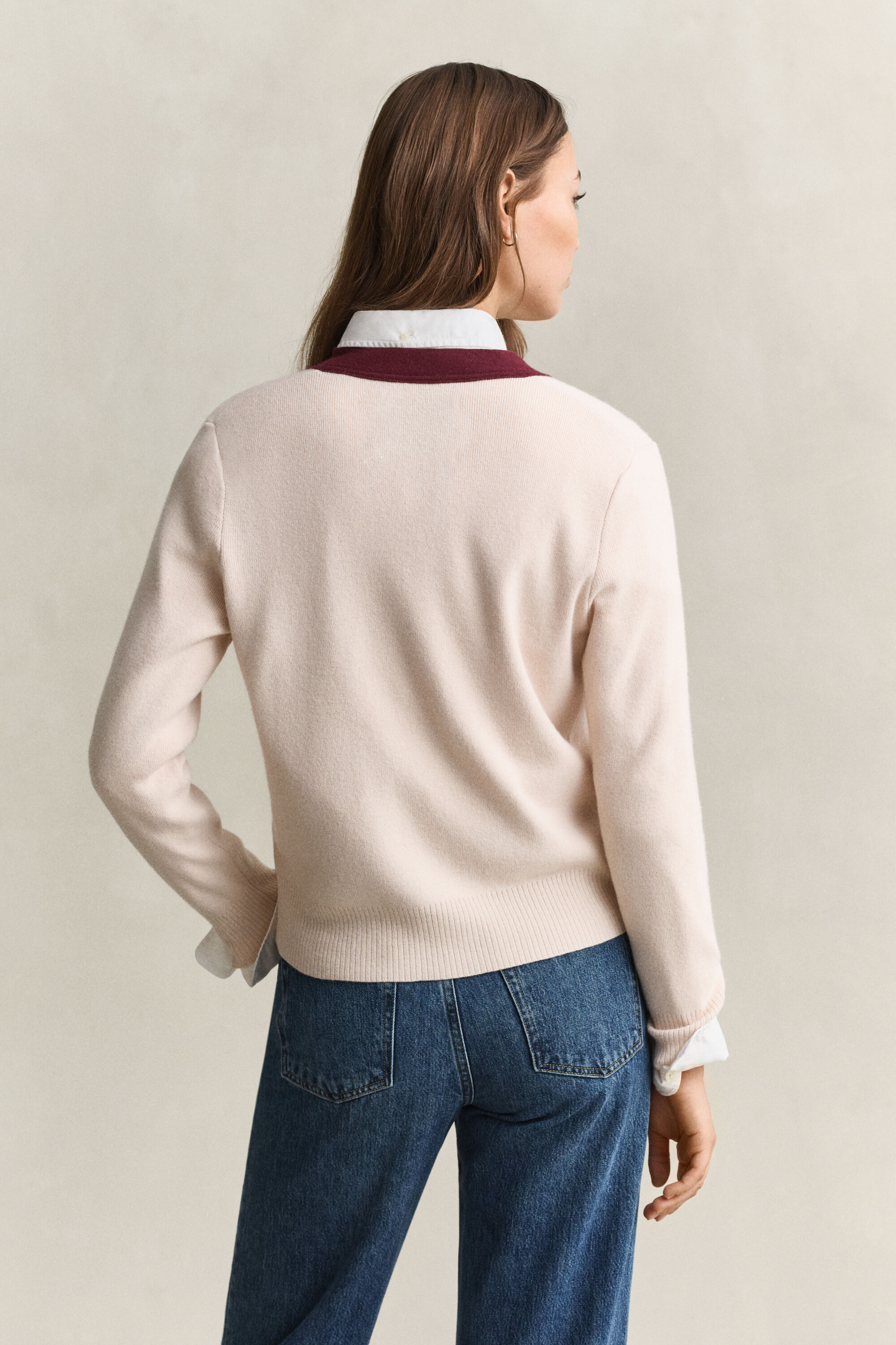Cardigan mit Kontrastdetails