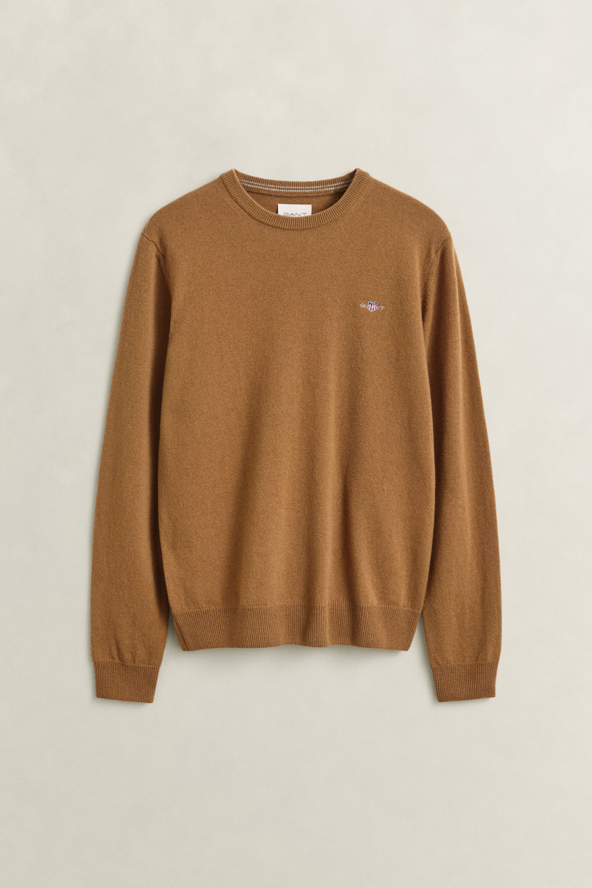Rundhalspullover aus Lambswool