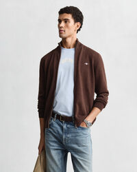 Casual Cotton Strickjacke mit Rei&szlig;verschluss