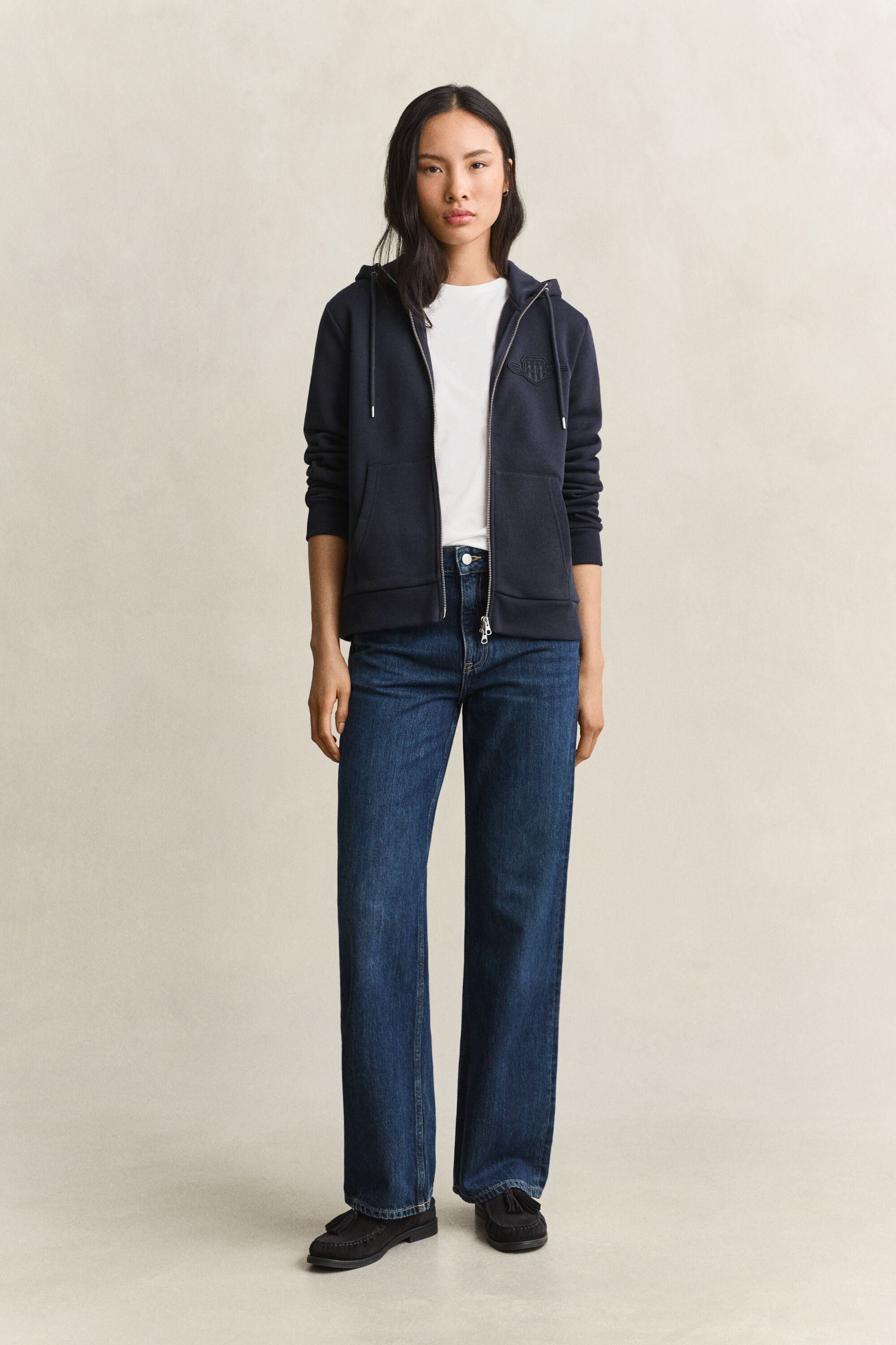 Tonal Shield Sweatjacke