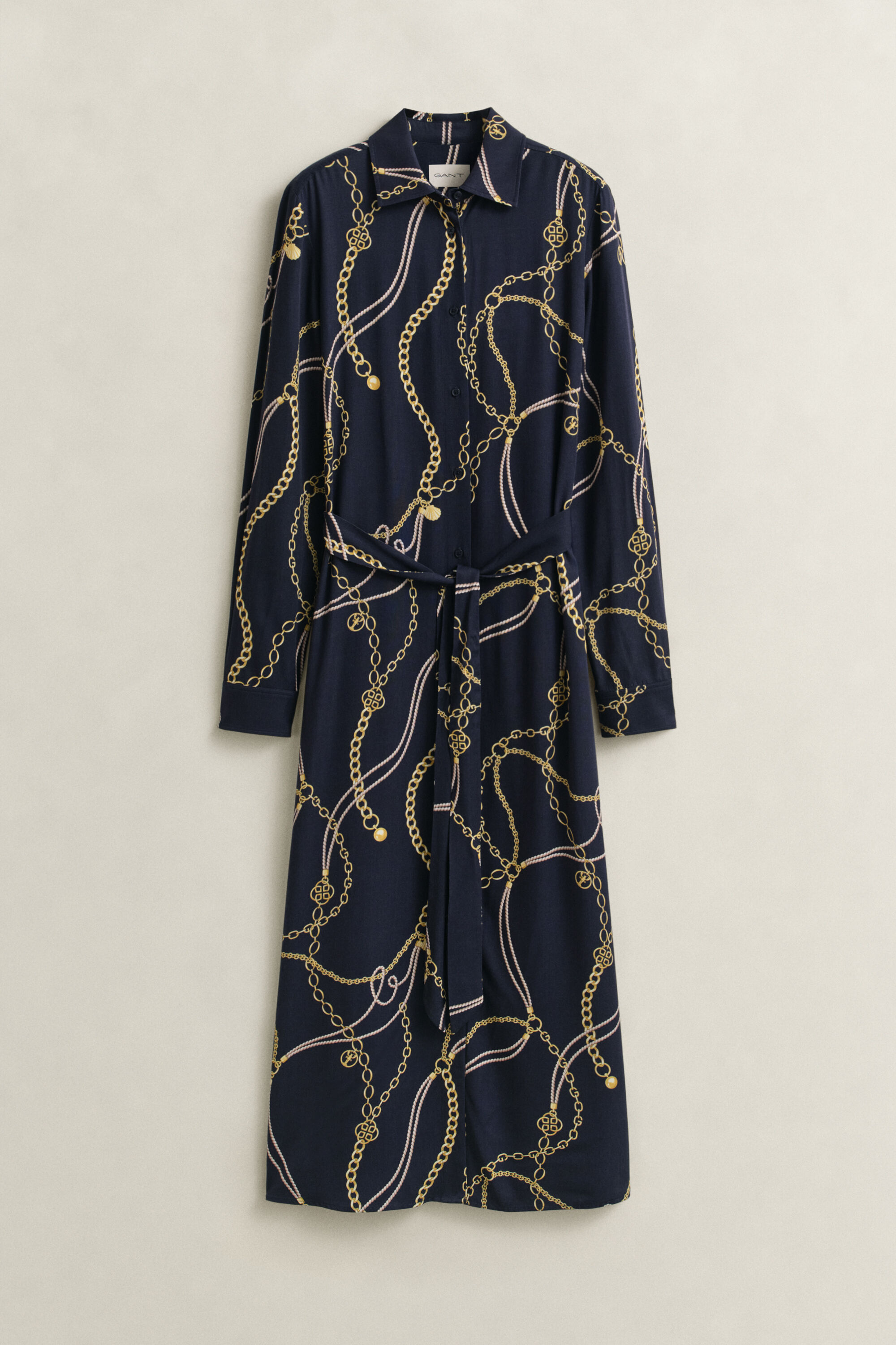 Hemdblusenkleid mit Print