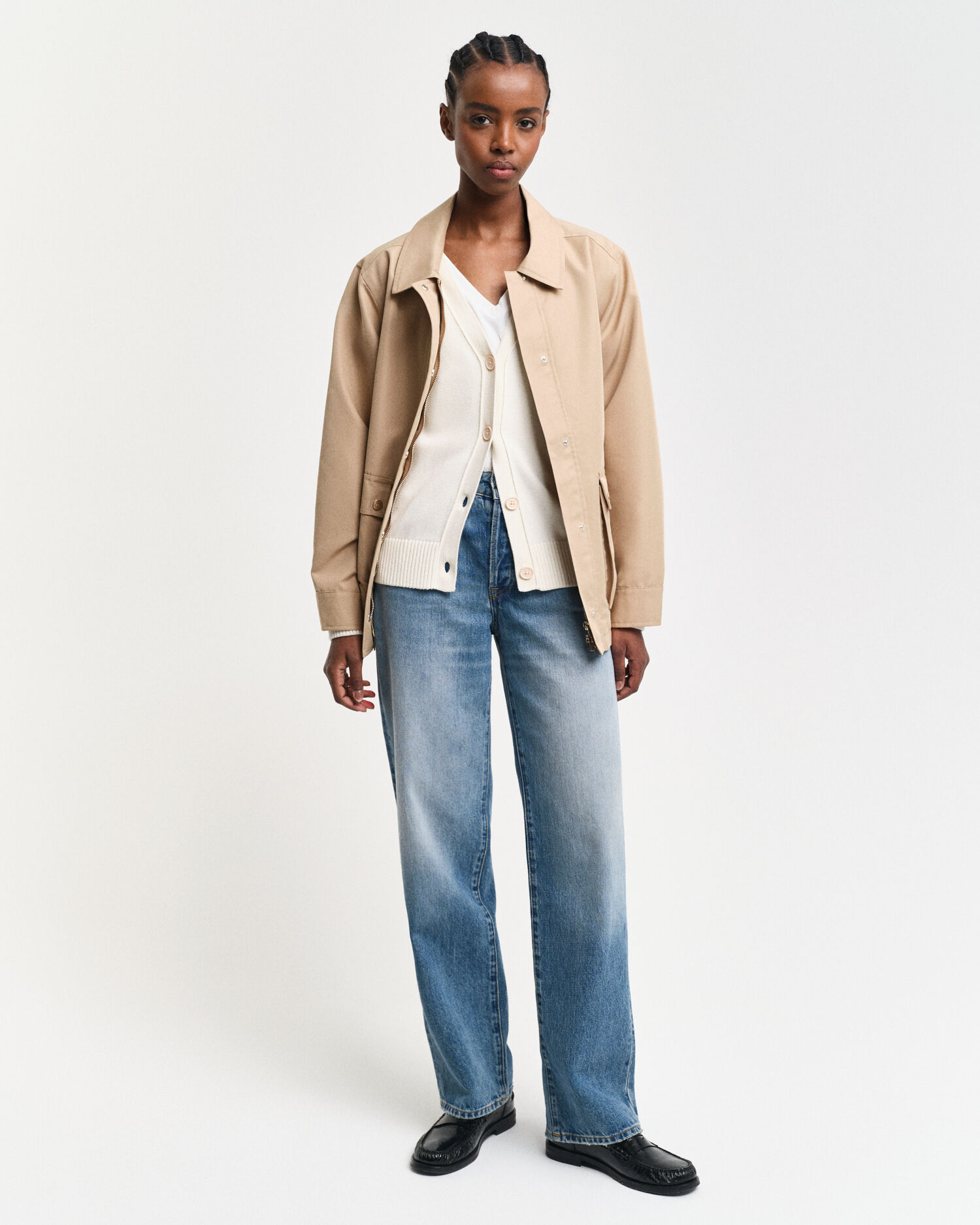 Classic Strickjacke aus Baumwolle