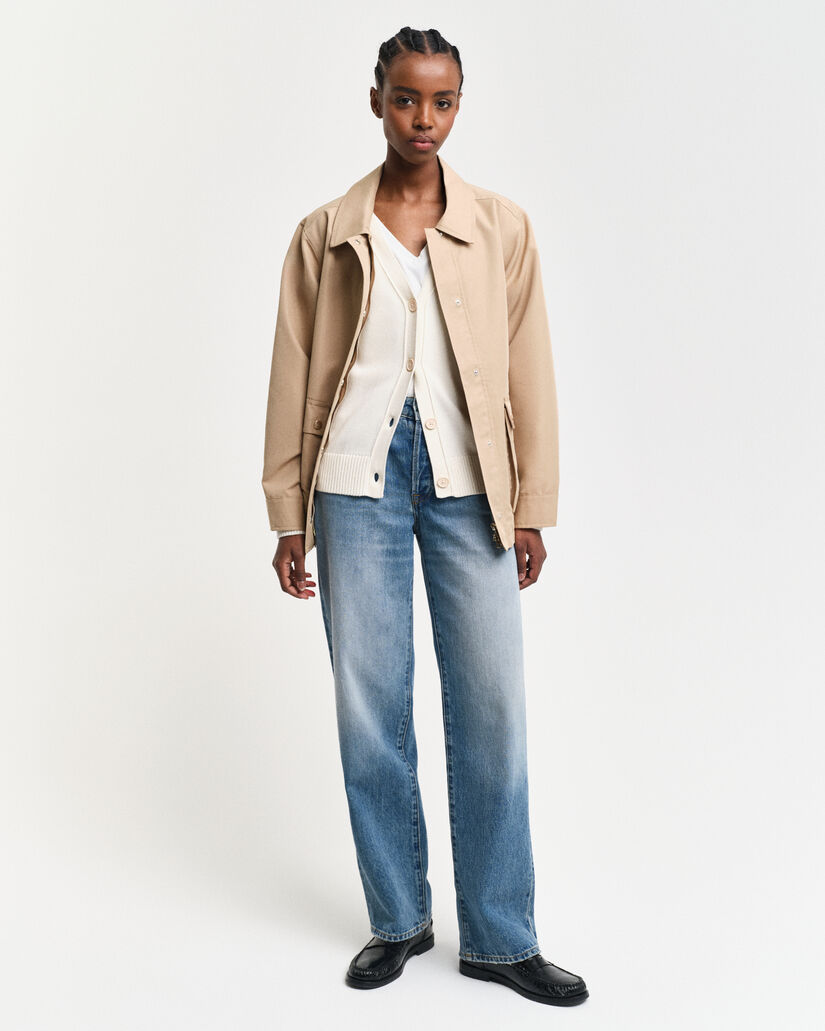 Classic Strickjacke aus Baumwolle