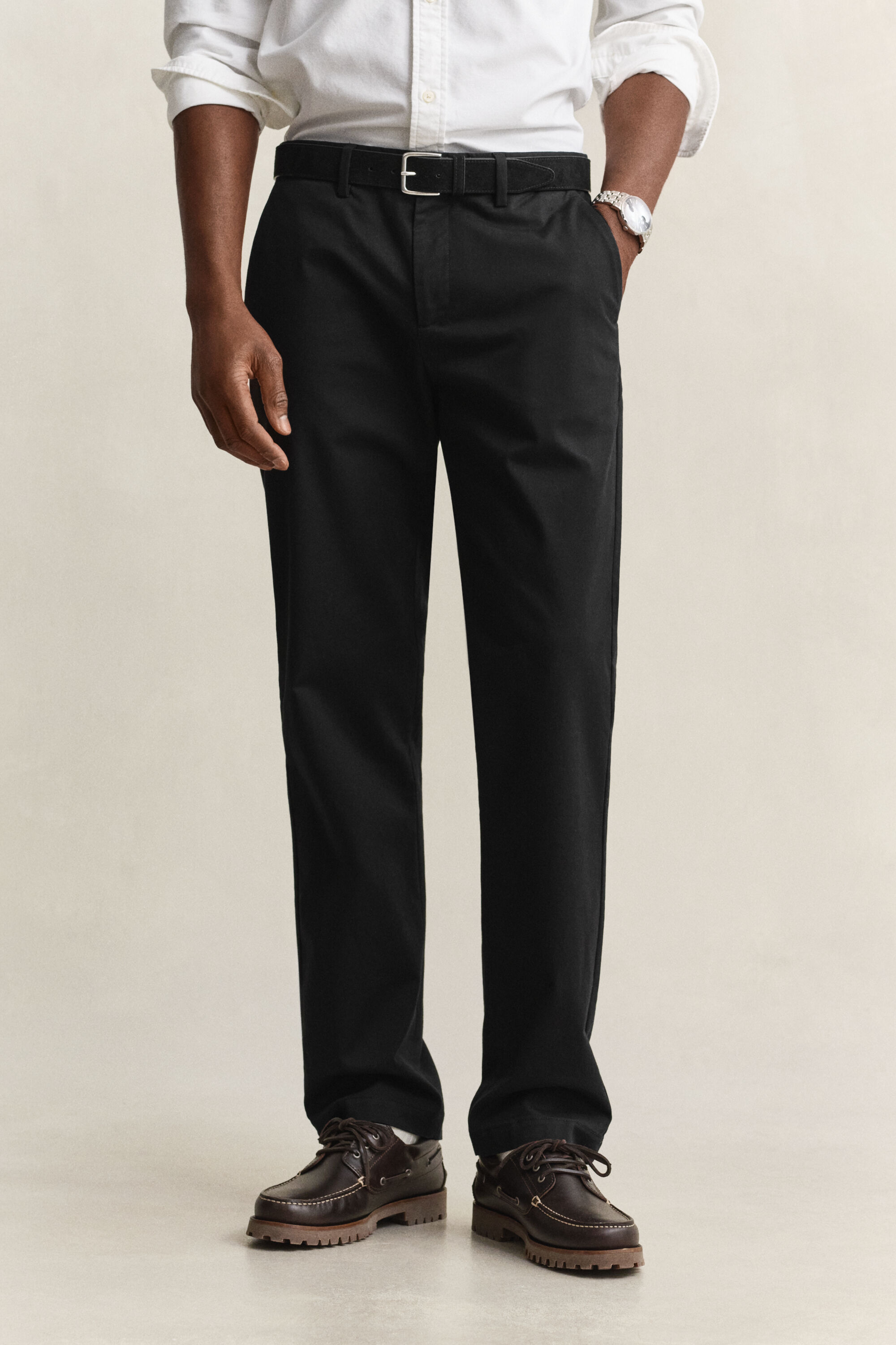 Elegante Regular Fit Chinohose
