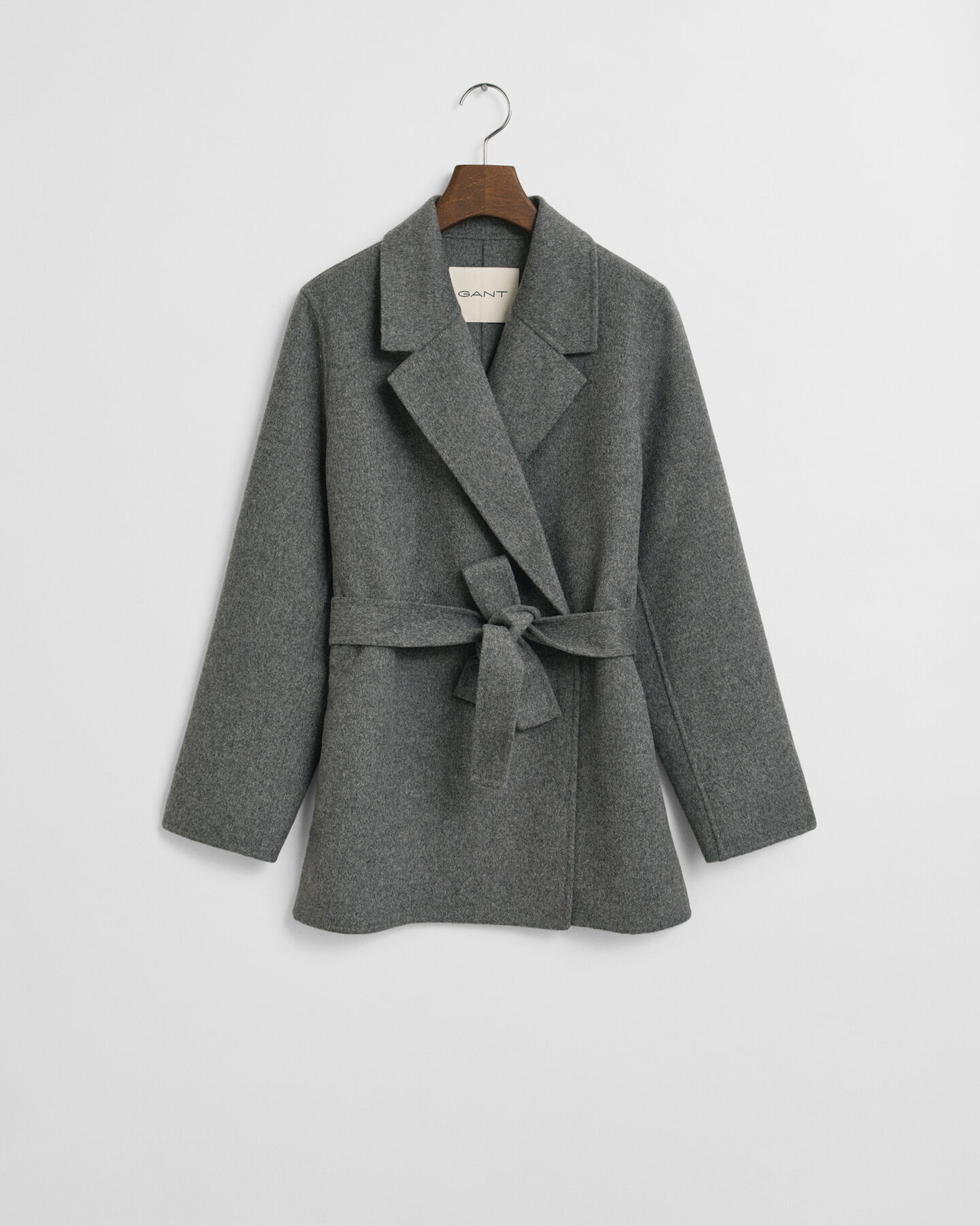 Handgen&auml;hte Jacke mit G&uuml;rtel