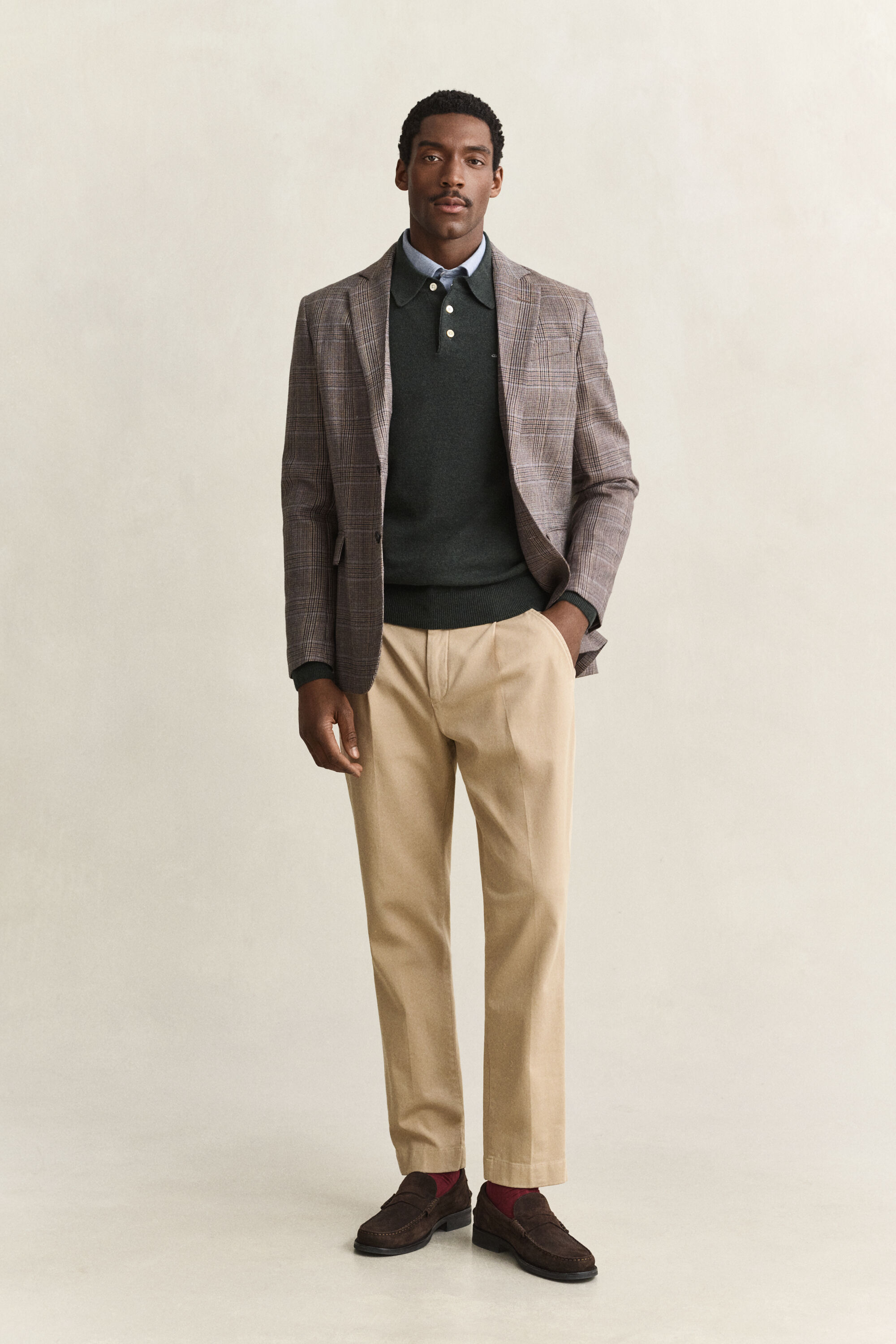 Superfine Lambswool Polopullover