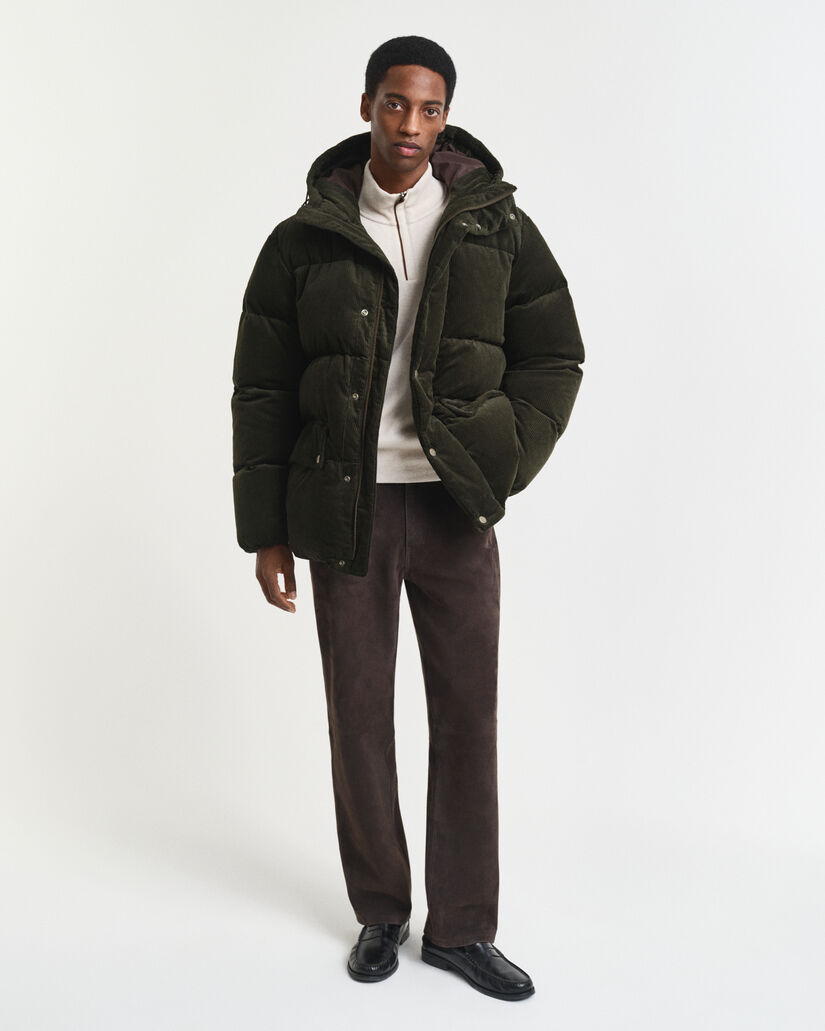 Sacker Rib Sweatshirt mit Rei&szlig;verschlusskragen