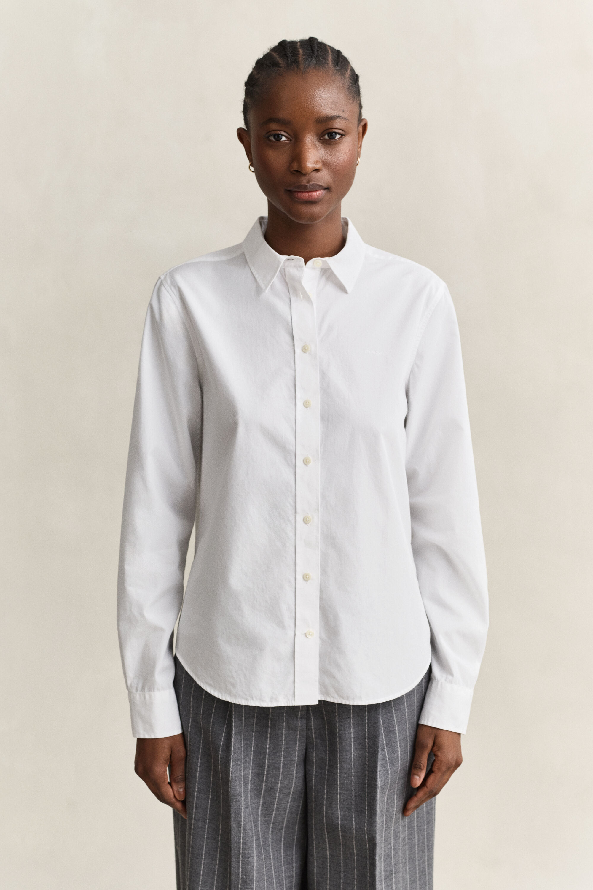 Classic Regular Fit Popeline Bluse