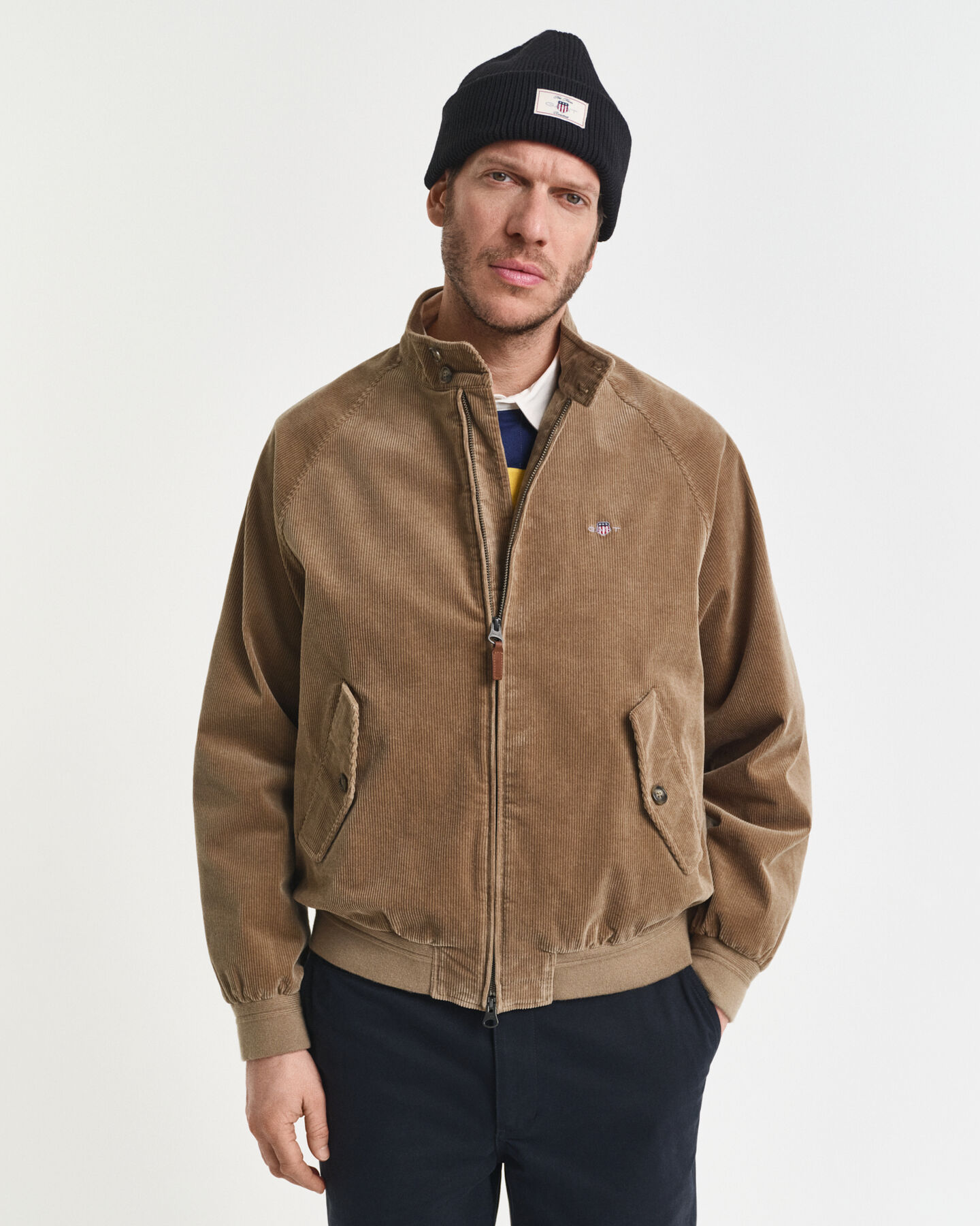 Harrington Jacke aus Cord