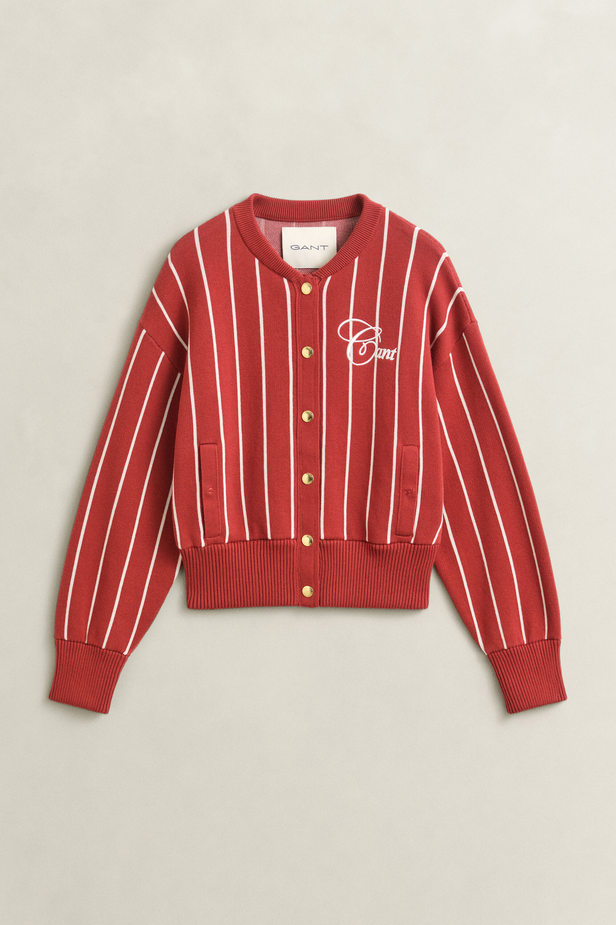 Gestrickte Gant Varsity Jacke