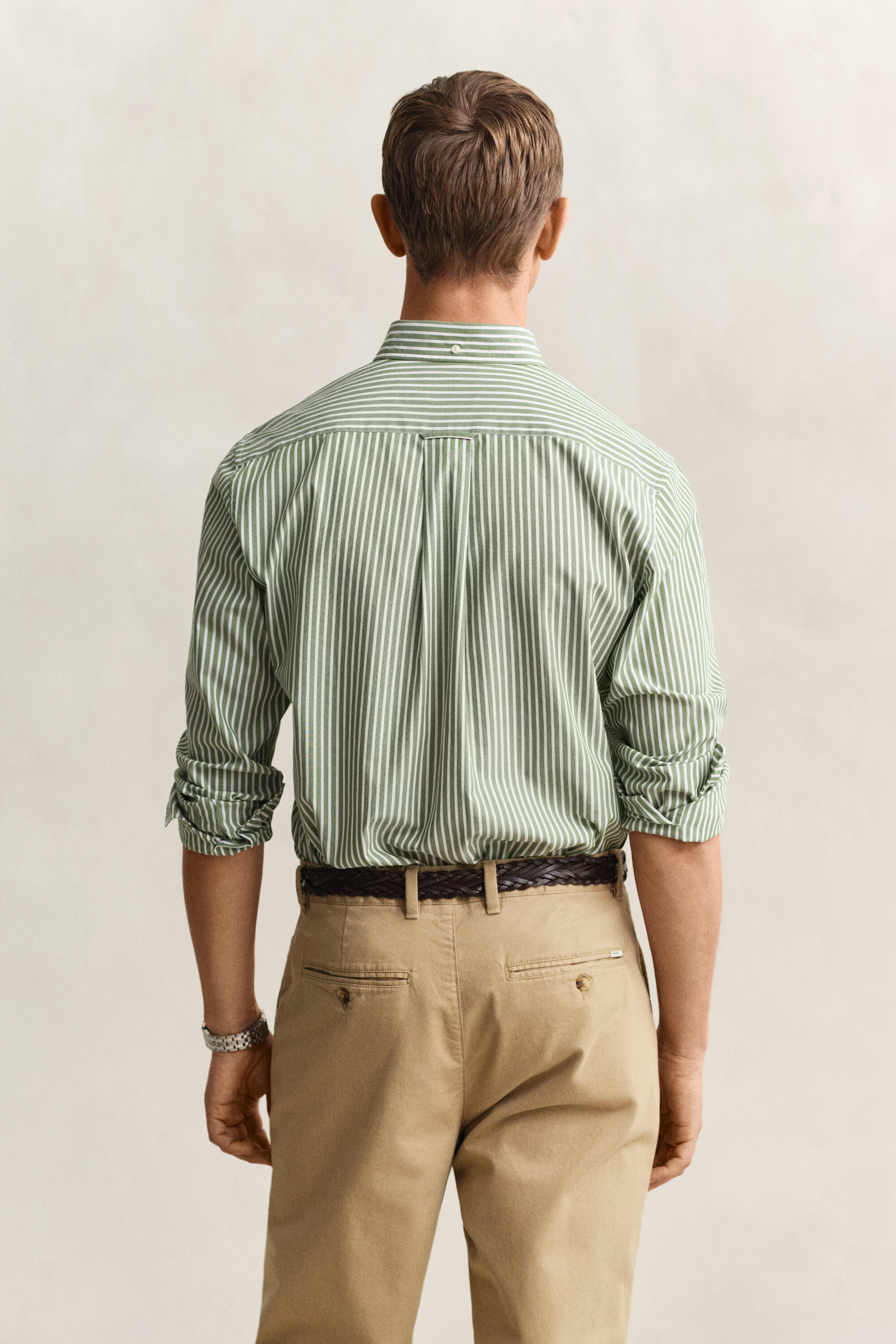 Classic Popeline-Hemd mit Streifen