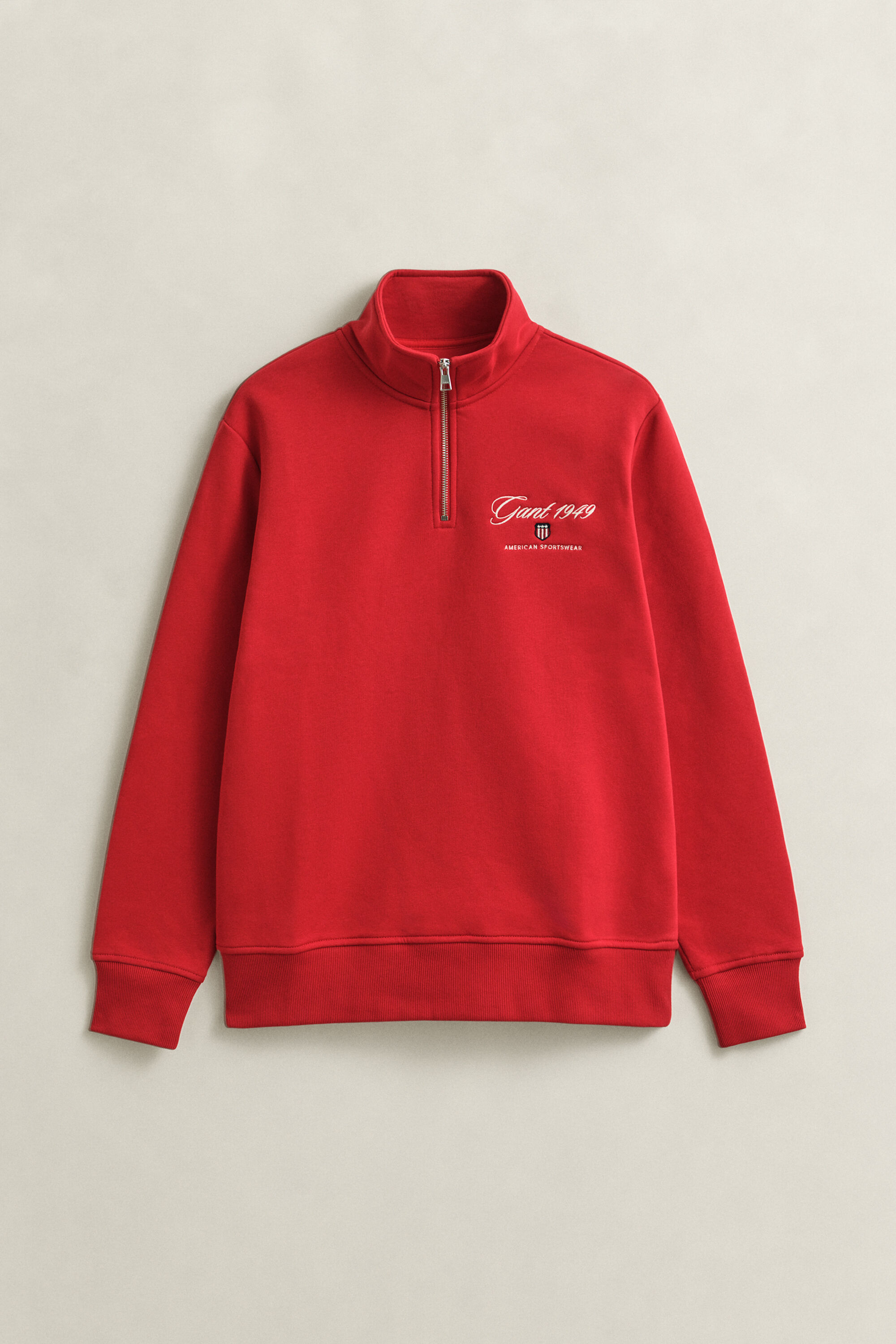 1949 Graphic Sweatshirt mit Reißverschlusskragen