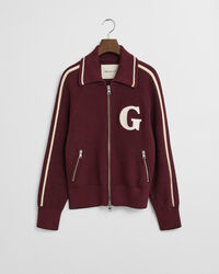 GANT Varsity Strickjacke mit Rei&szlig;verschluss