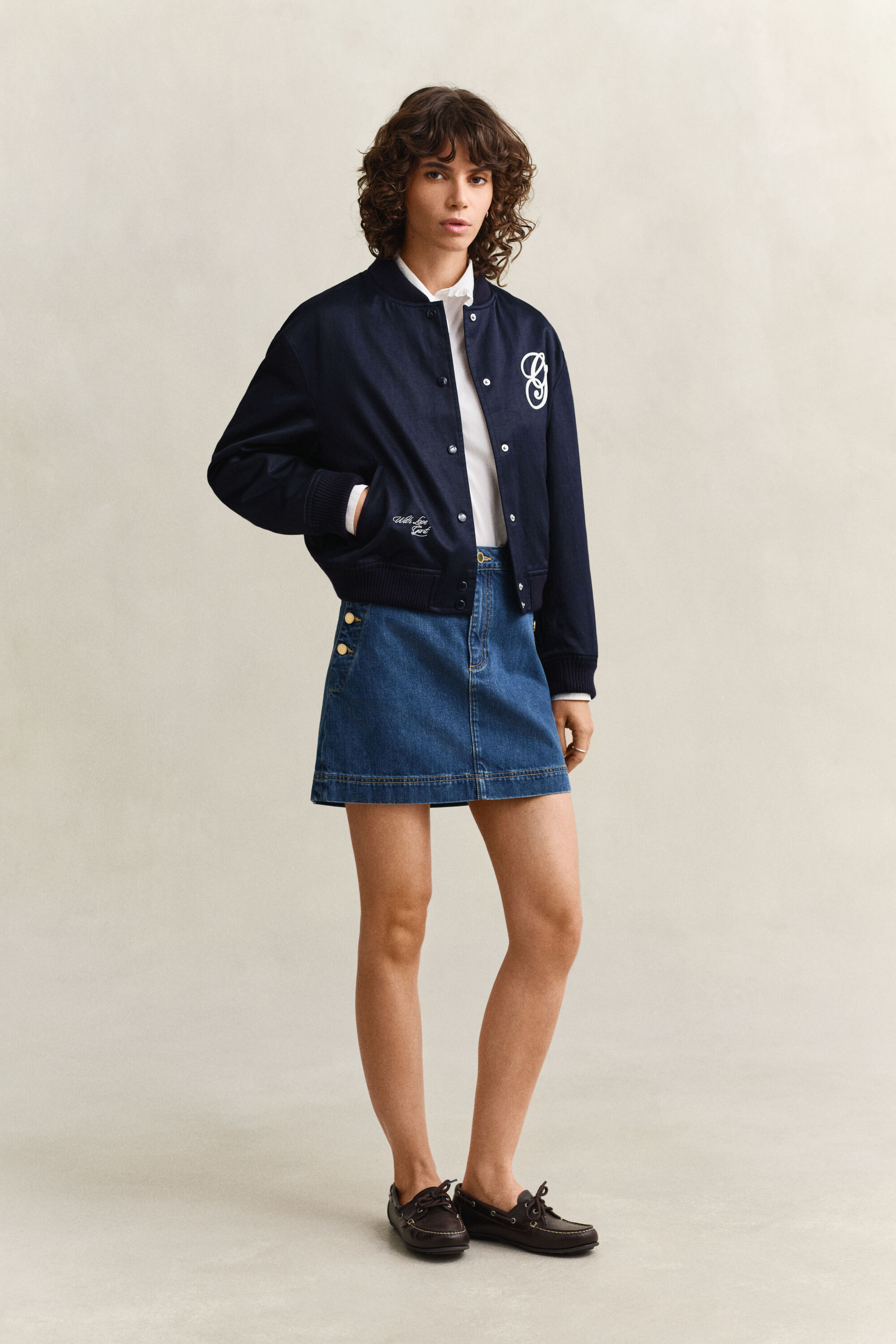 Rüschenbluse aus Baumwolle