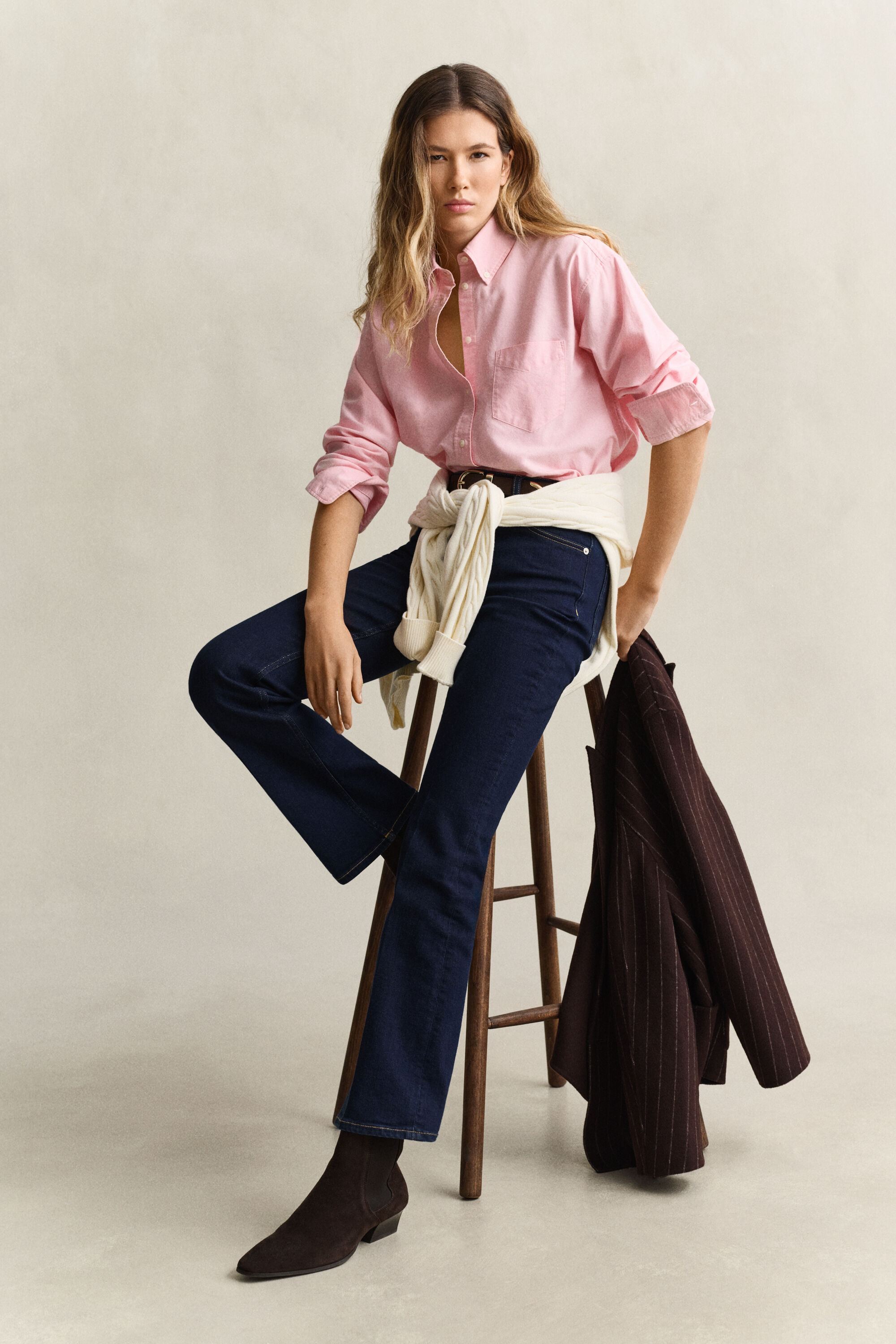 Gant x Yale Oxford-Bluse