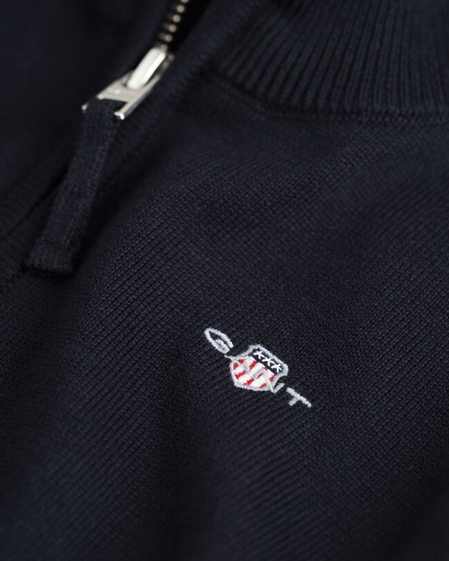 Kids Shield Strickjacke aus Baumwolle mit Rei&szlig;verschluss