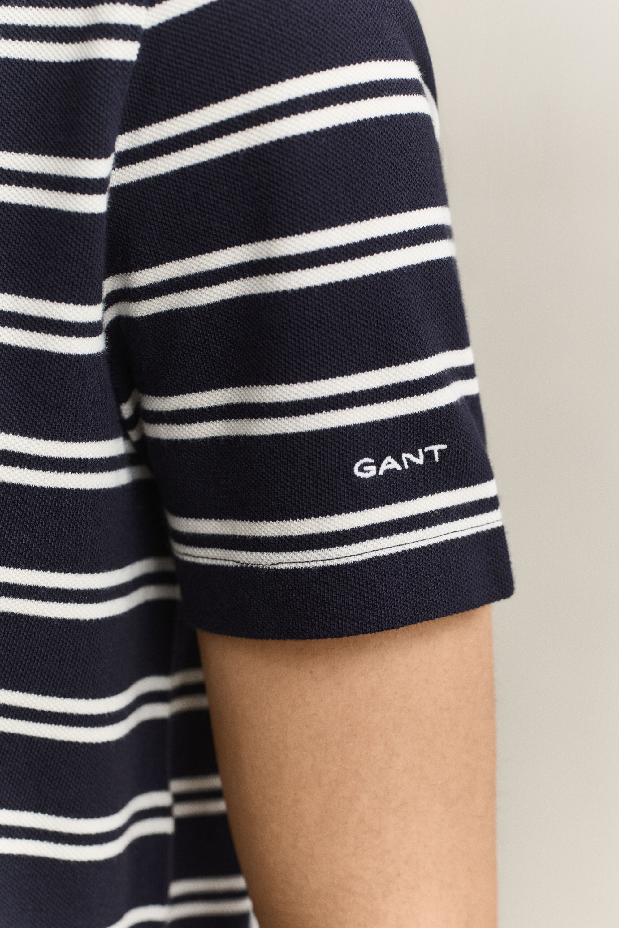 Gestreiftes Piqué-Poloshirt