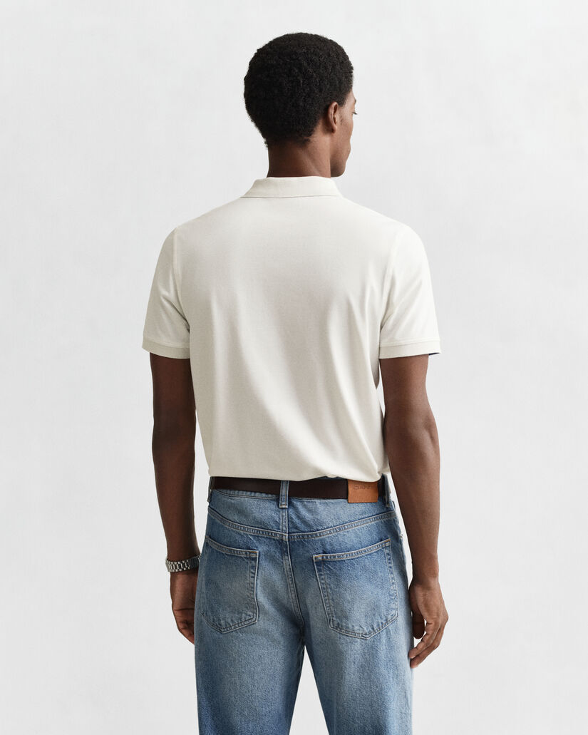 Kontrast Piqu&eacute; Poloshirt