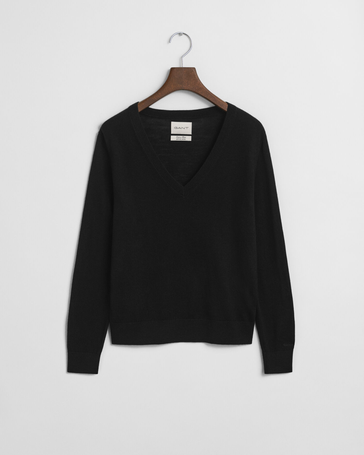 V-Neck Pullover aus extra feiner Merinowolle