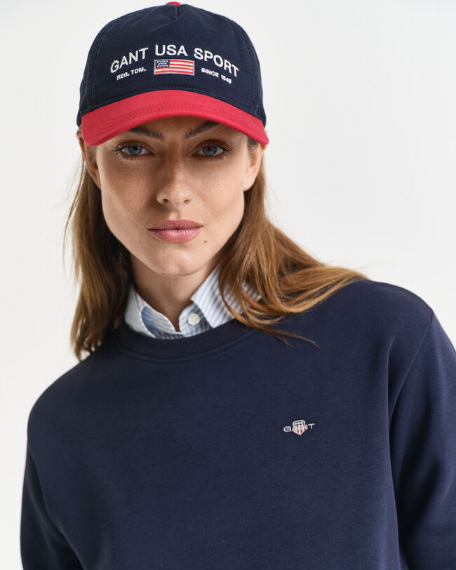 Shield Sweatkleid mit Rundhalsausschnitt