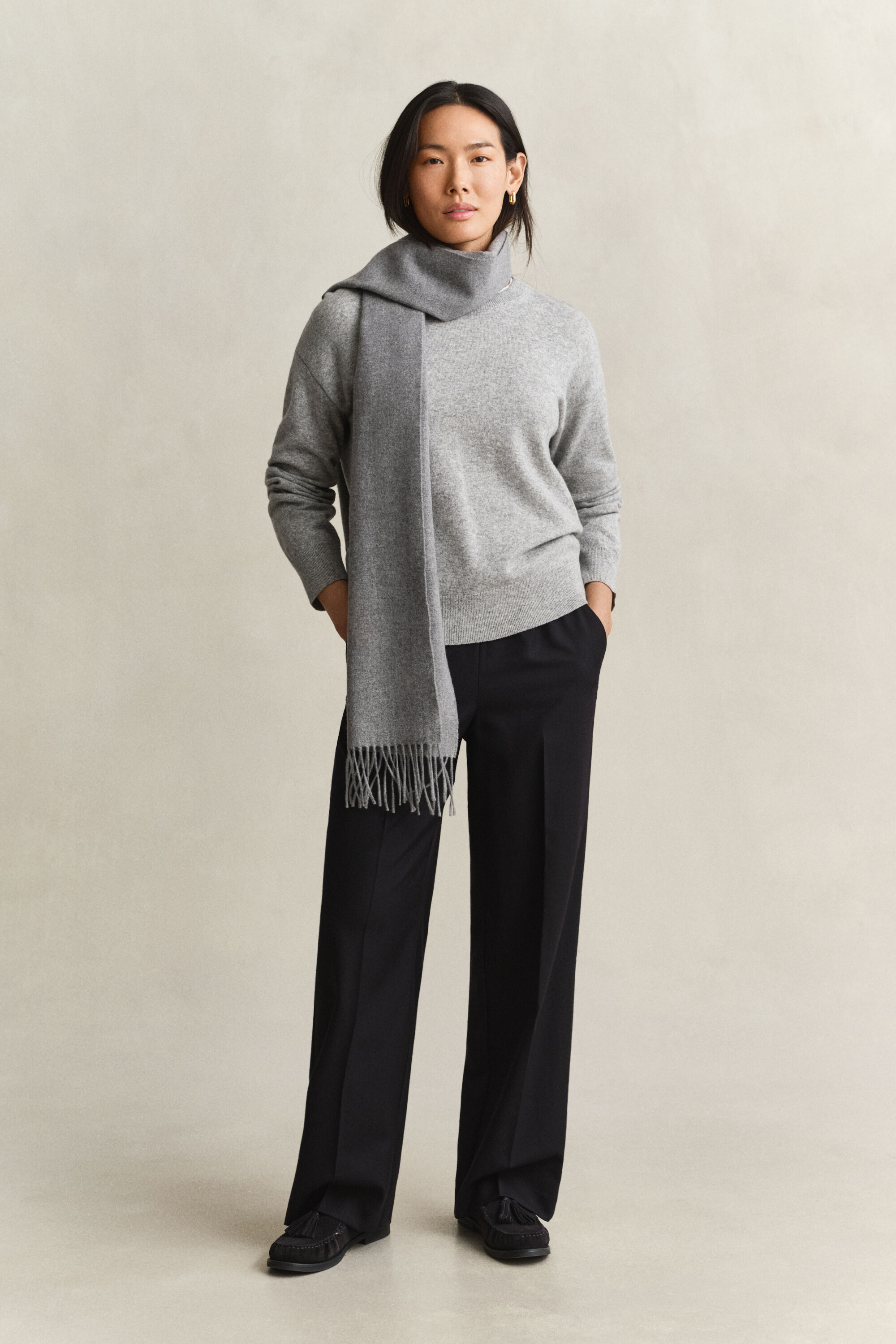 Superfine Lambswool Rundhalspullover