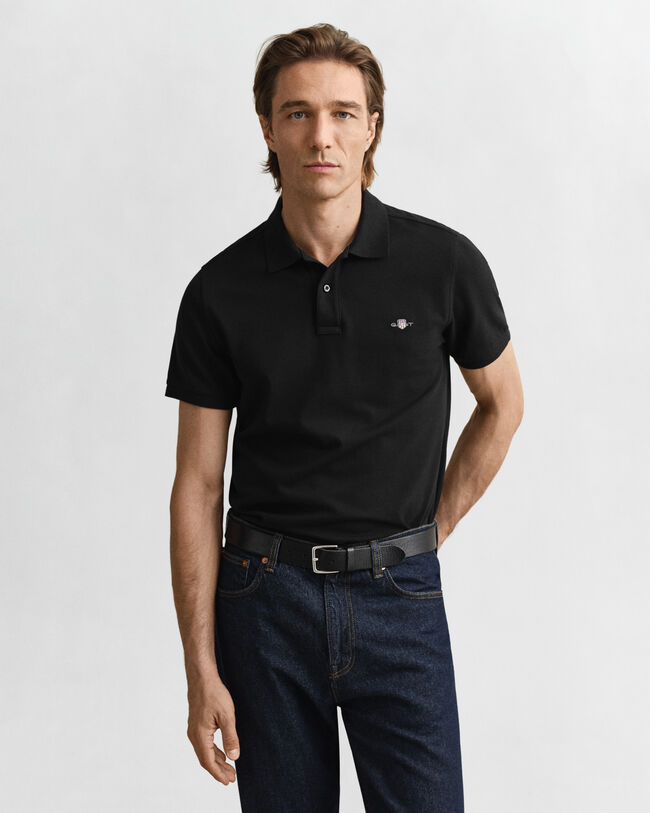 Regular Fit Shield Piqu&eacute; Poloshirt