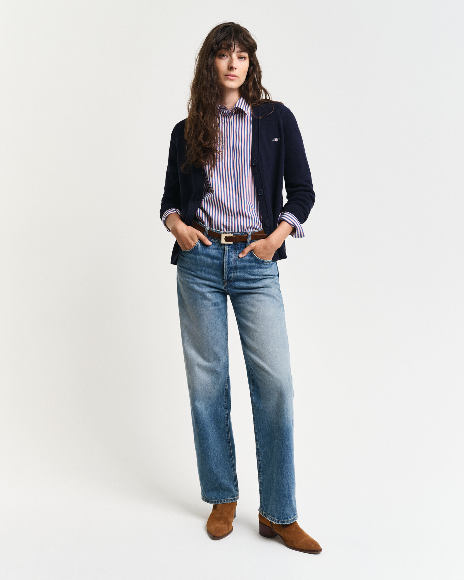 Classic Strickjacke aus Baumwolle