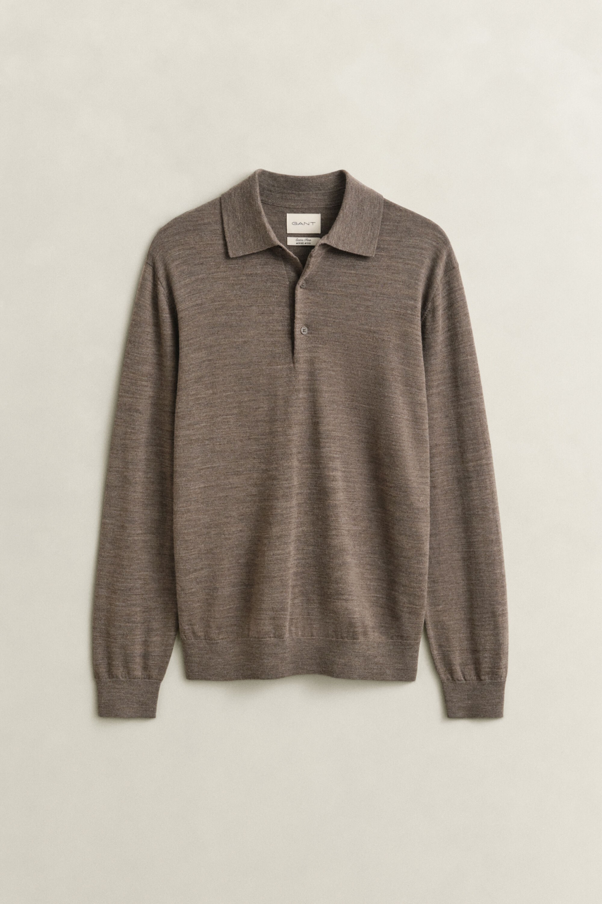 Polopullover aus extrafeiner Merinowolle