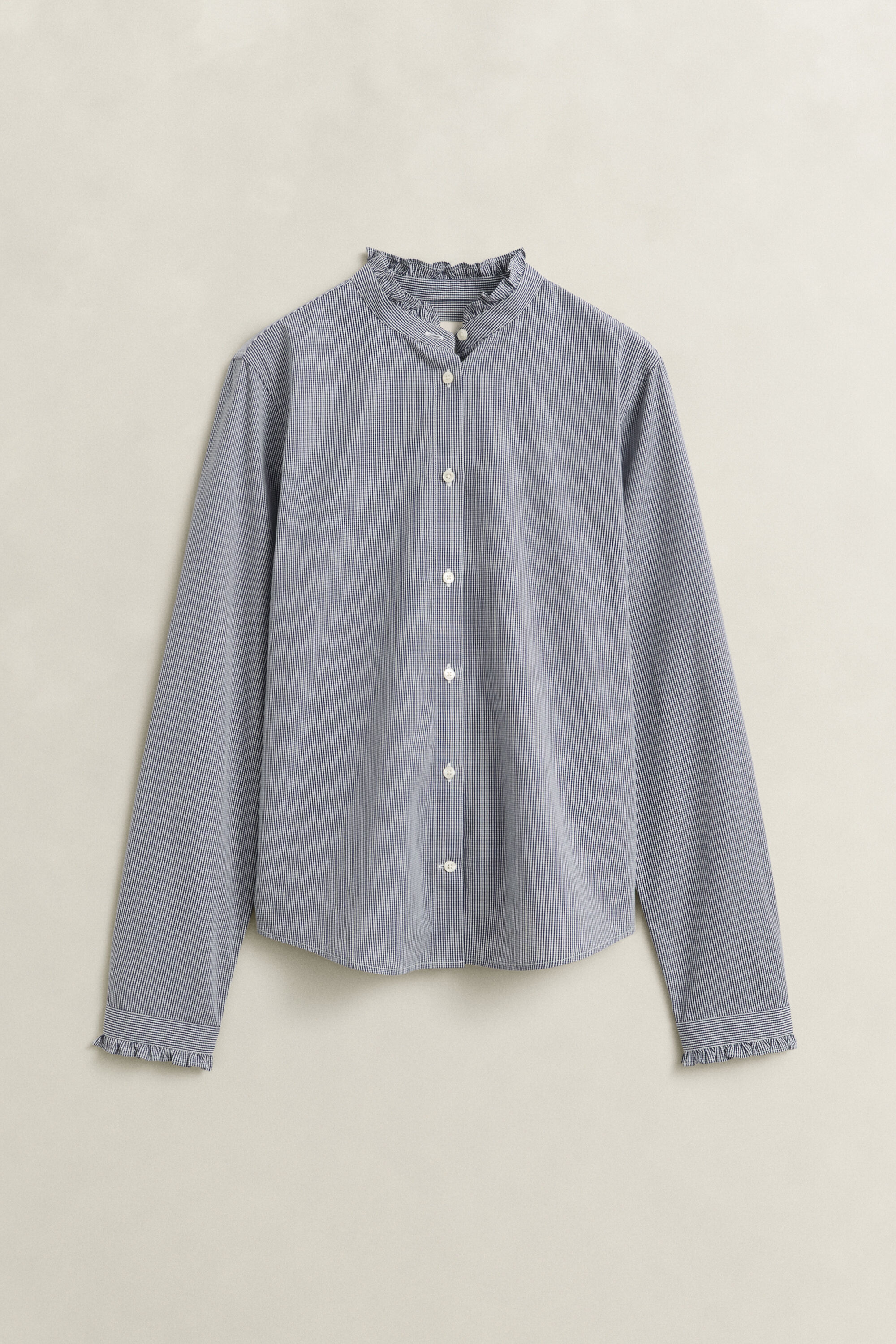 Bluse mit Rüschenkragen